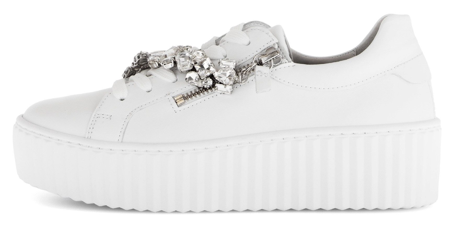 Gabor Plateausneakers , vrijetijdsschoen, lage schoen, veterschoen met best fitting-uitrusting