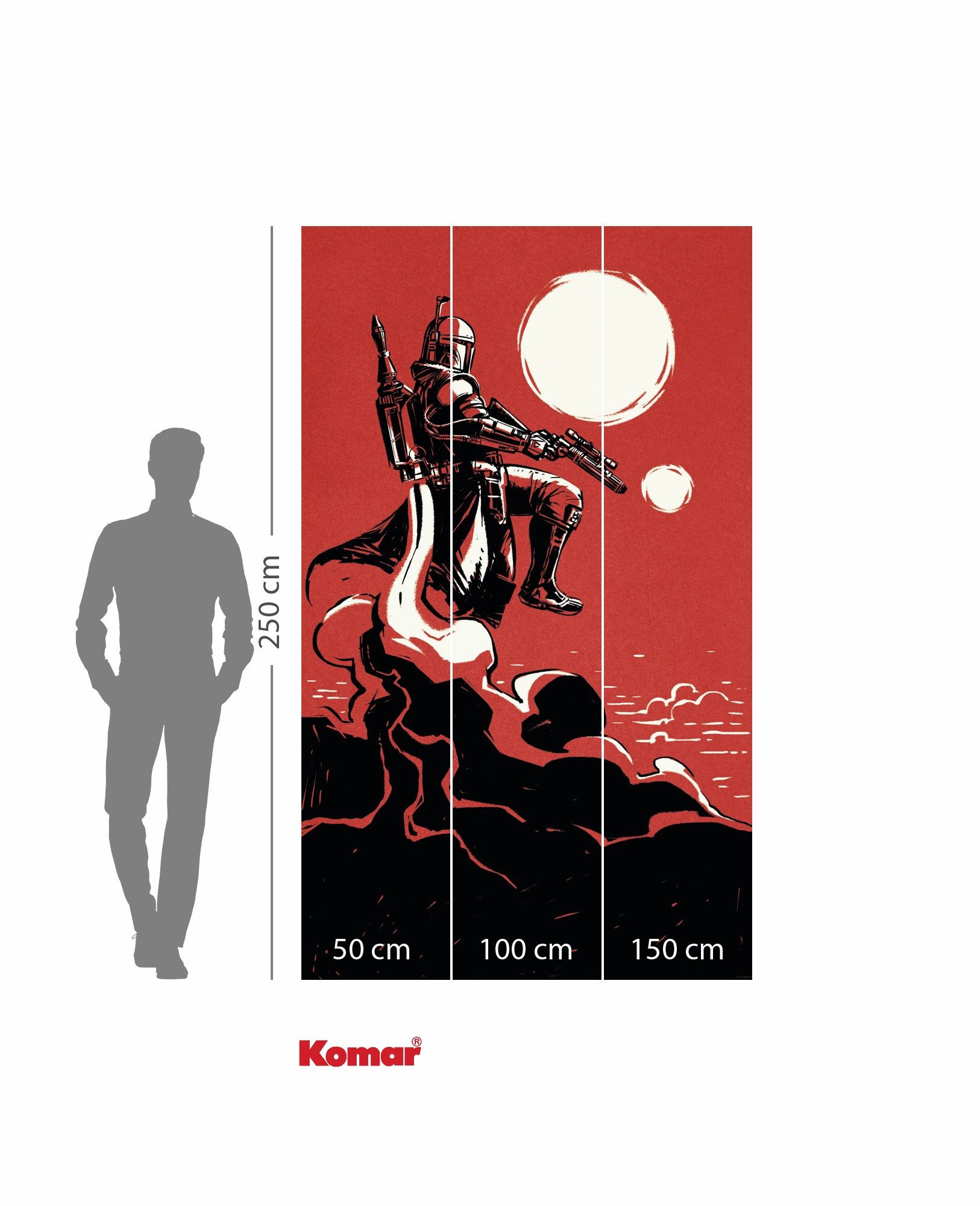 Komar Kinderbehang Star Wars Boba Fett The Bounty Hunter (1 stuk)