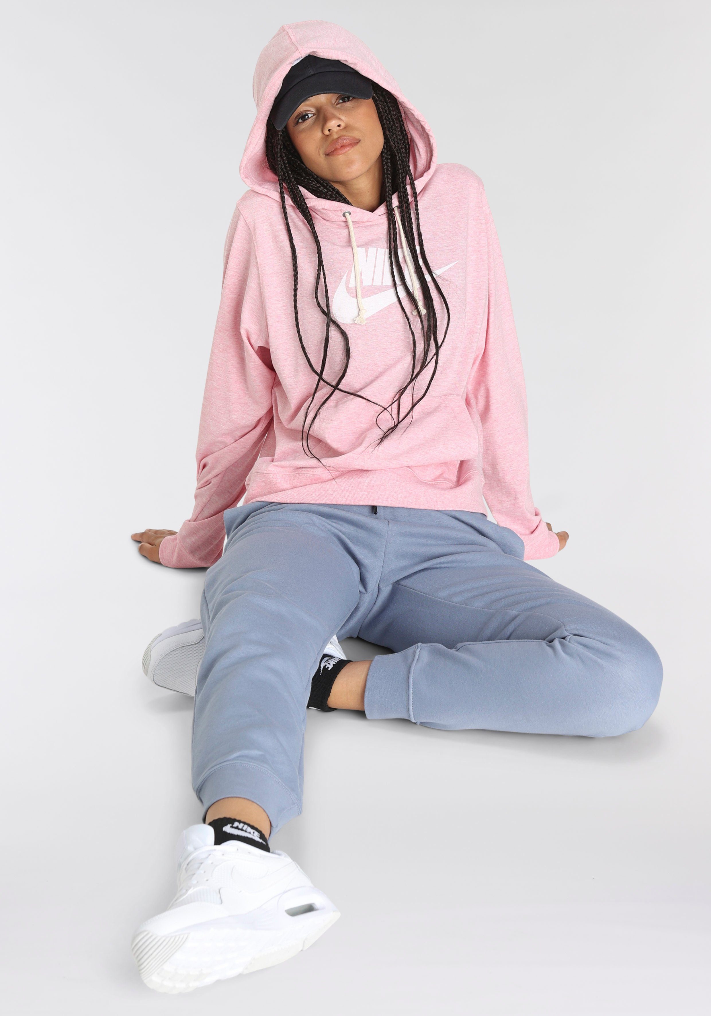 Nike Sportswear Hoodie Gym Vintage Women's Pullover Hoodie