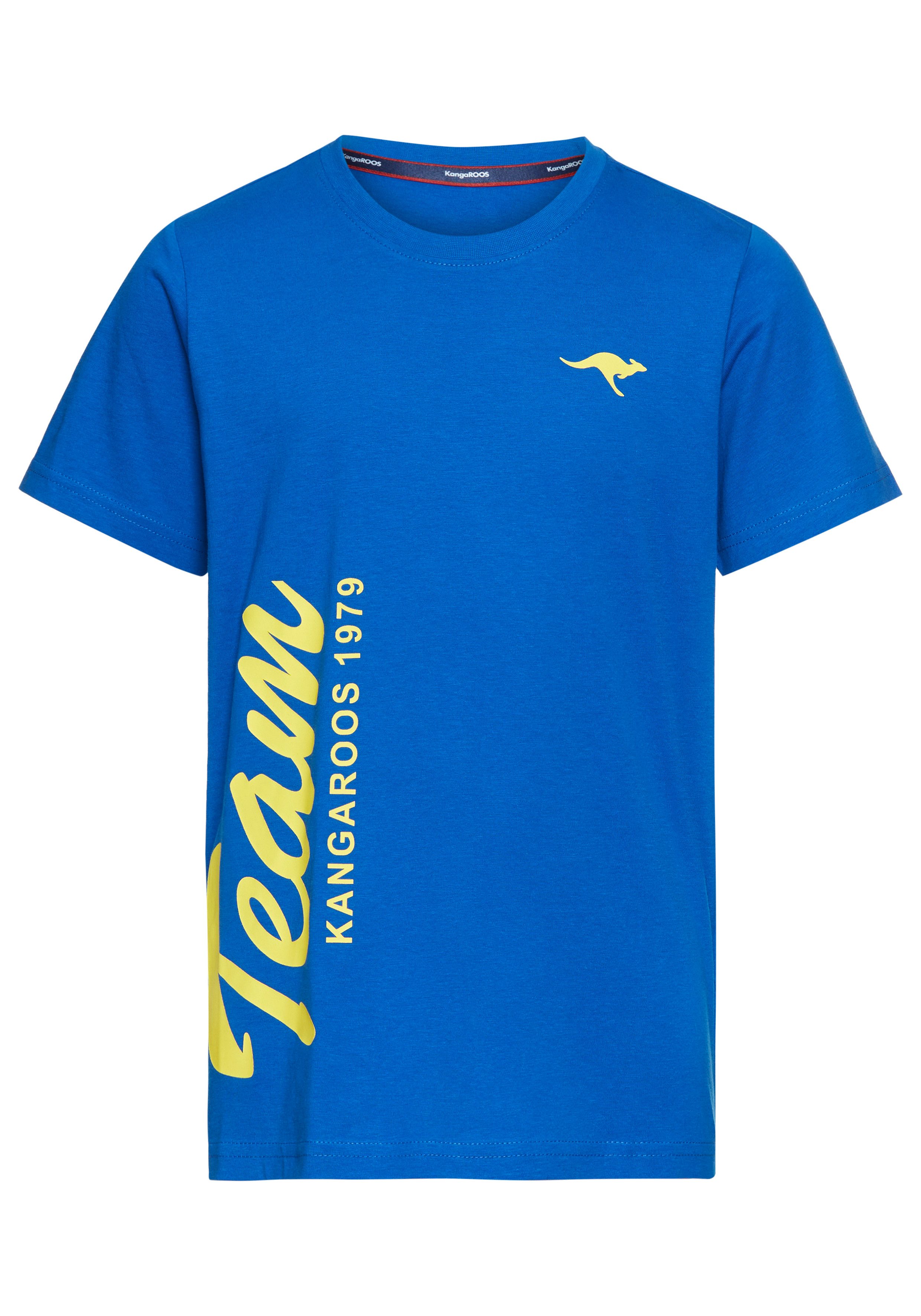 KangaROOS T-shirt TEAM-Print , met logoprint voor jongens