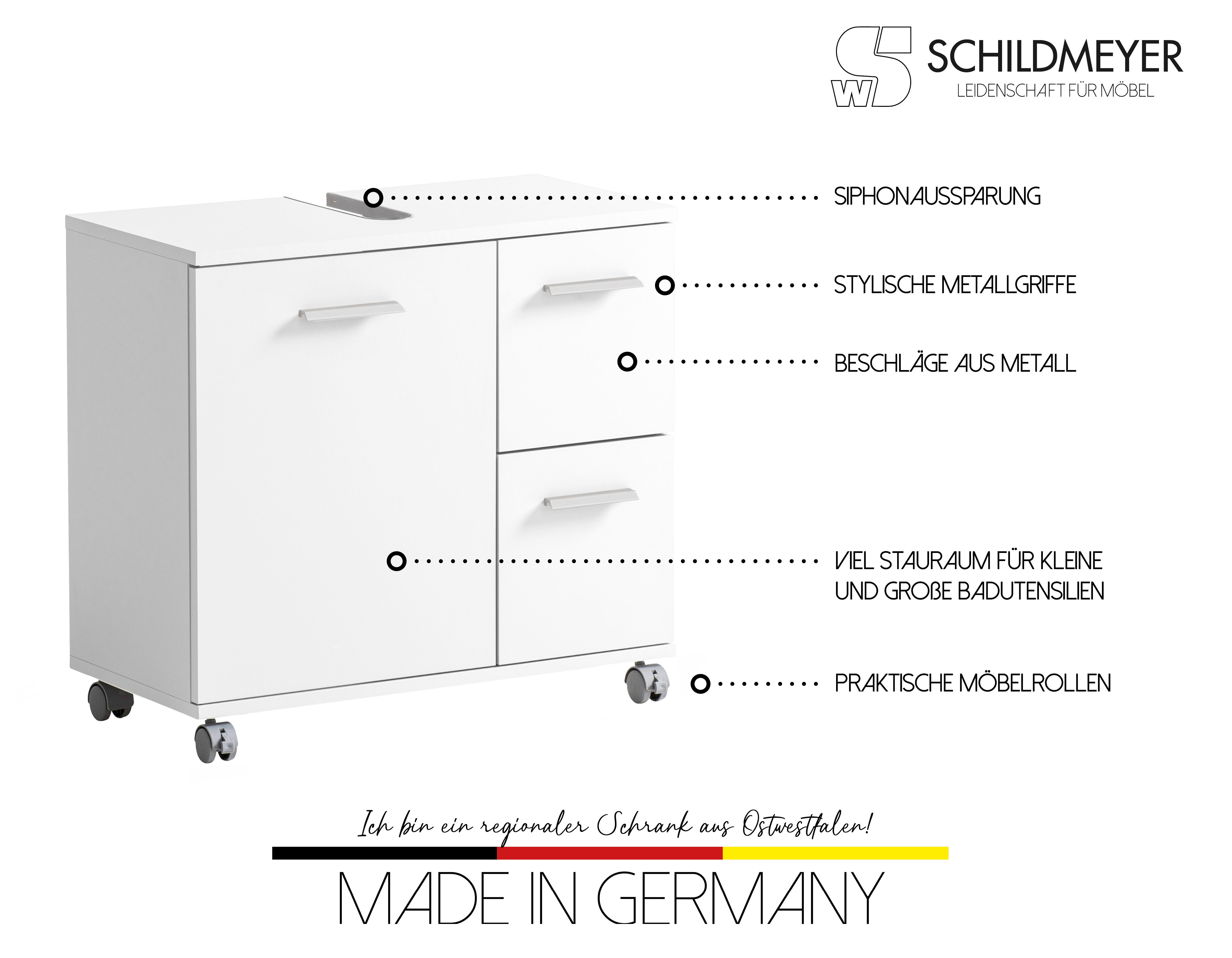 welltime Wastafelonderkast Emmi, breedte 65 cm made in Germany