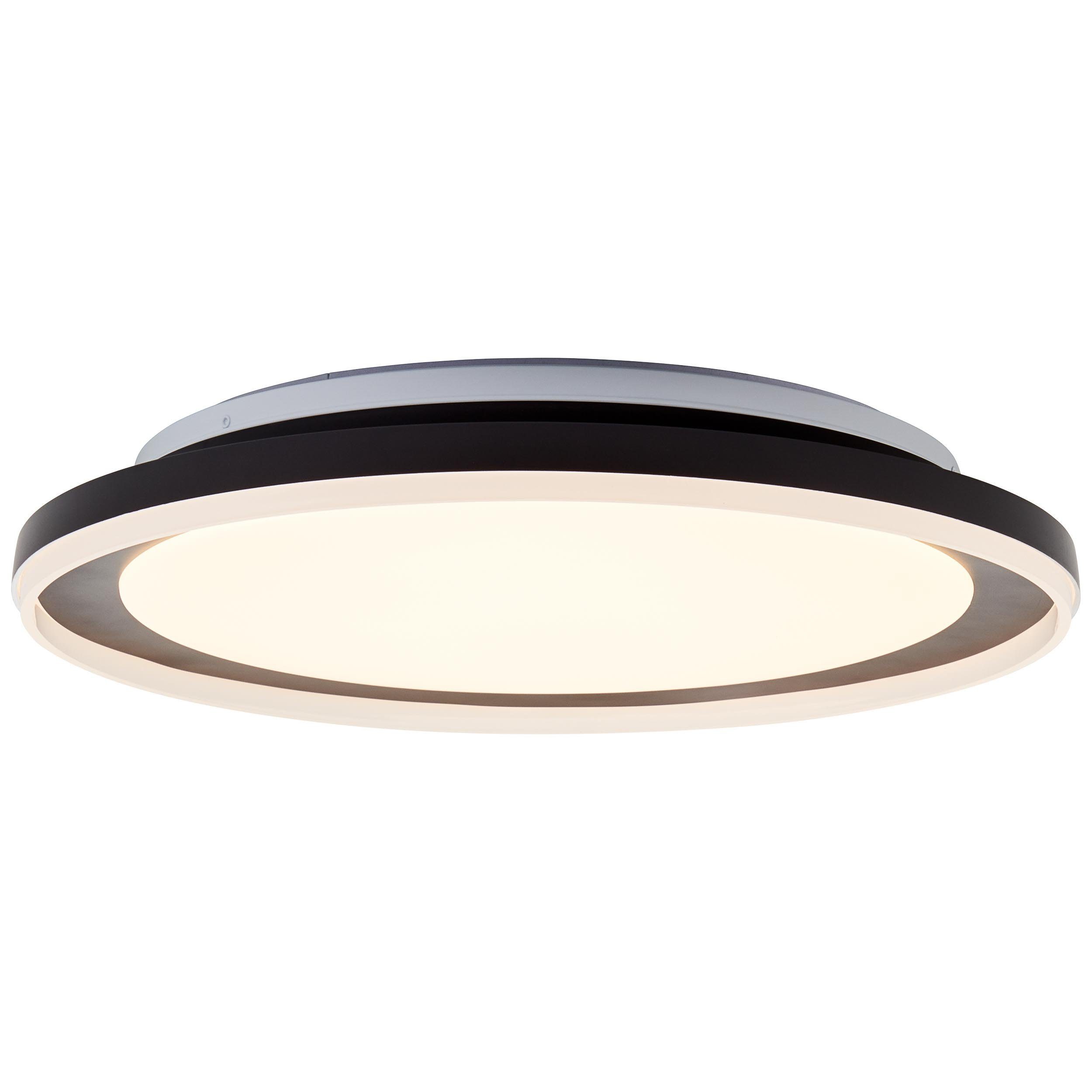 Brilliant Leuchten Plafondlamp Pederson Led wand- en plafondlamp 45 cm zwart (1 stuk)