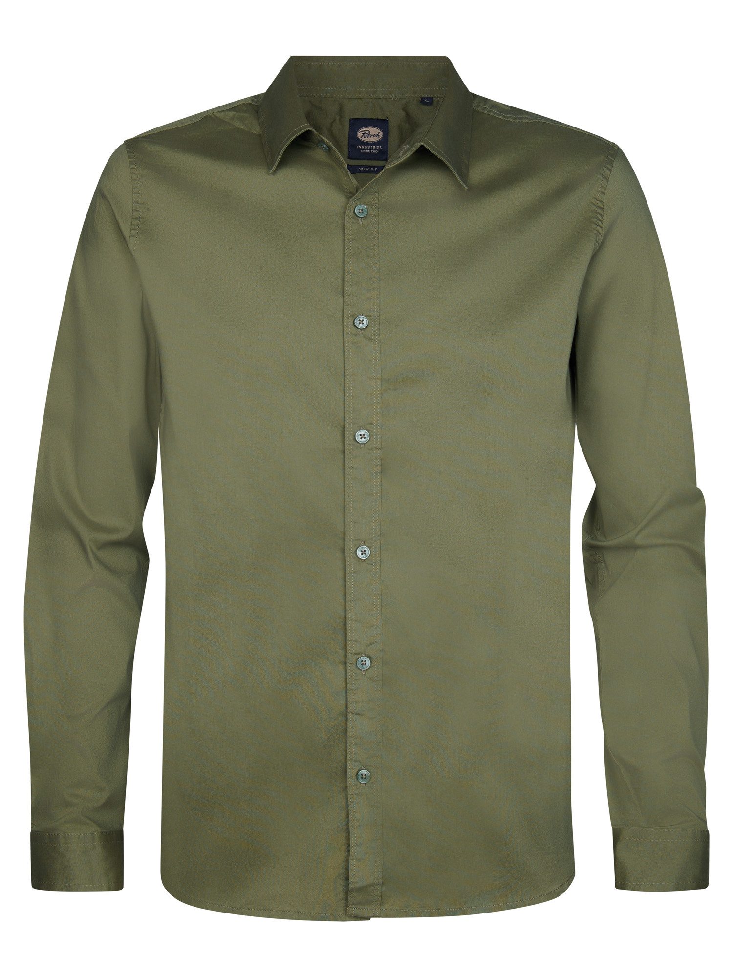 Petrol Industries Shirt met lange mouwen met button-downkraag