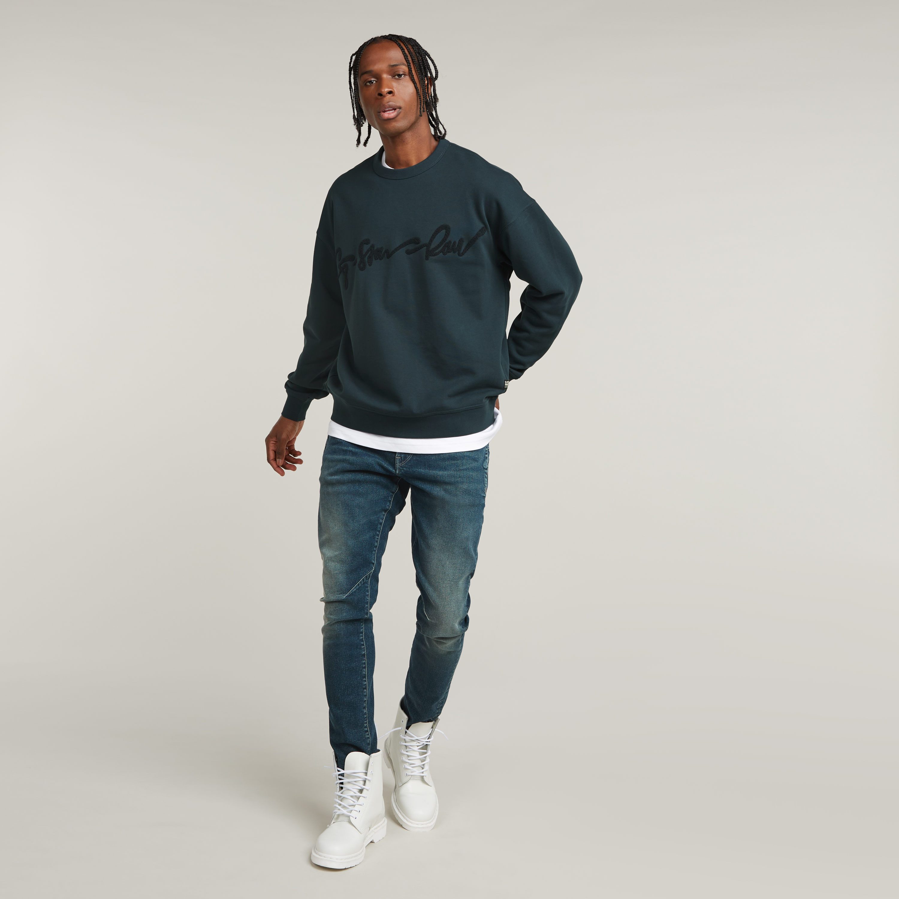 G-Star RAW Sweatshirt Chenille G-script Loose
