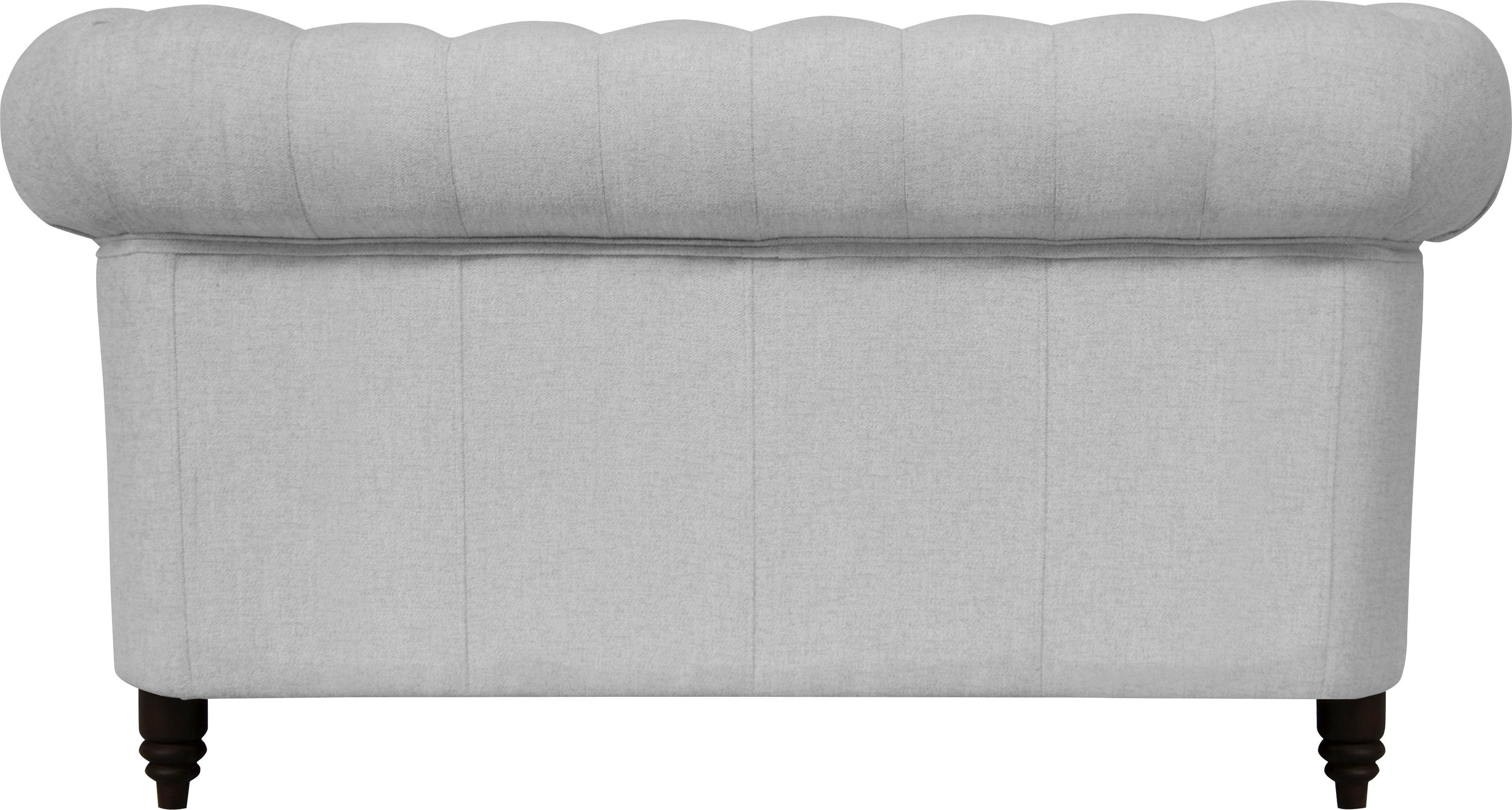 Home affaire Chesterfield-bank Aarburg luxueuze capitonnage en siernagels in chesterfield-design