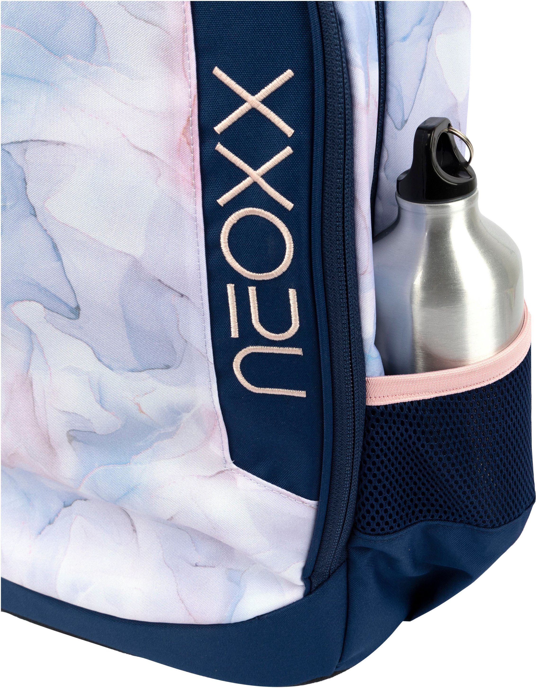 neoxx Schoolrugzak Flow, Dreaming of Pastel gedeeltelijk van gerecycled materiaal