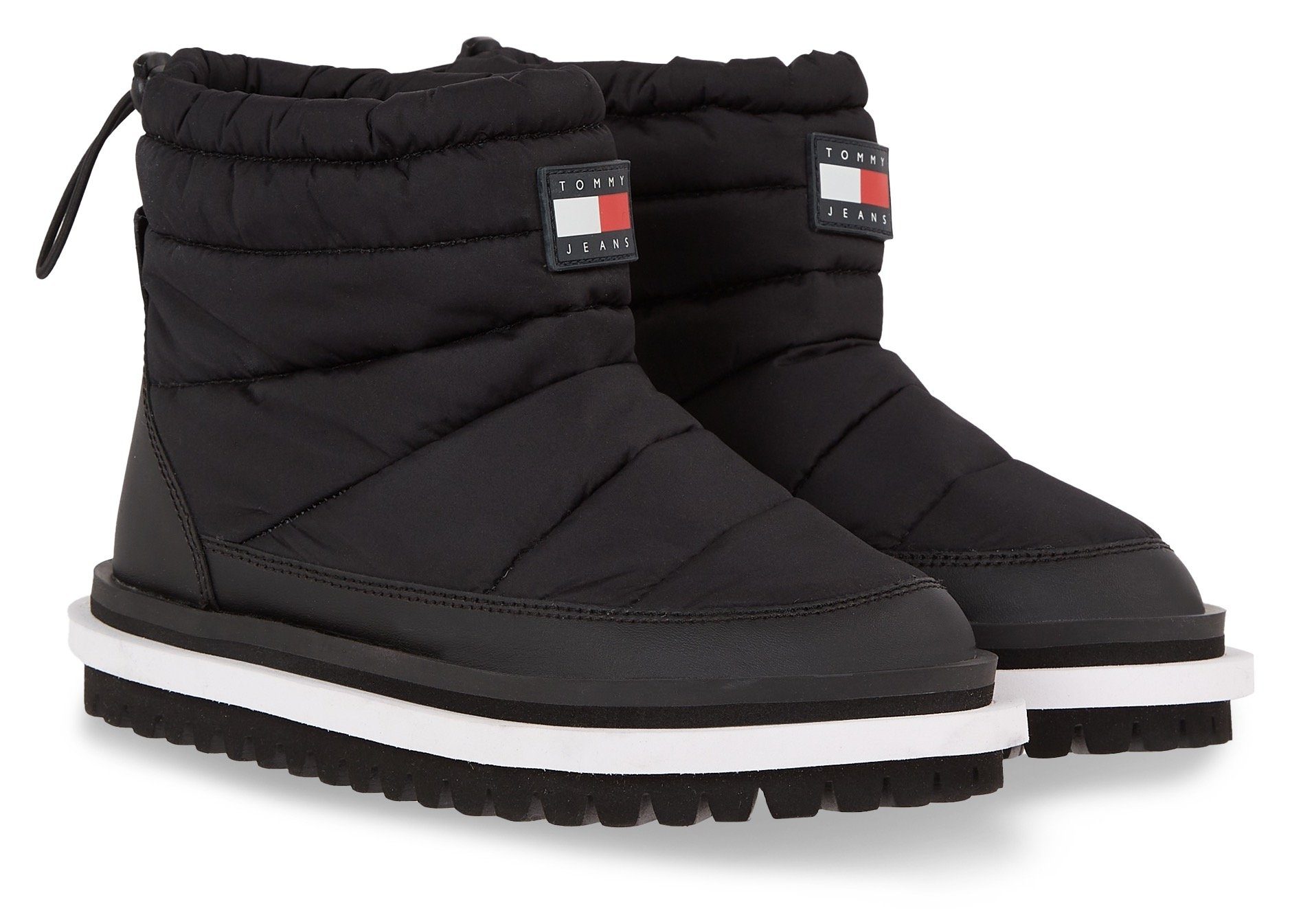 TOMMY JEANS Winterlaarzen TJW PADDED FLAT BOOT met praktische snelsluiting