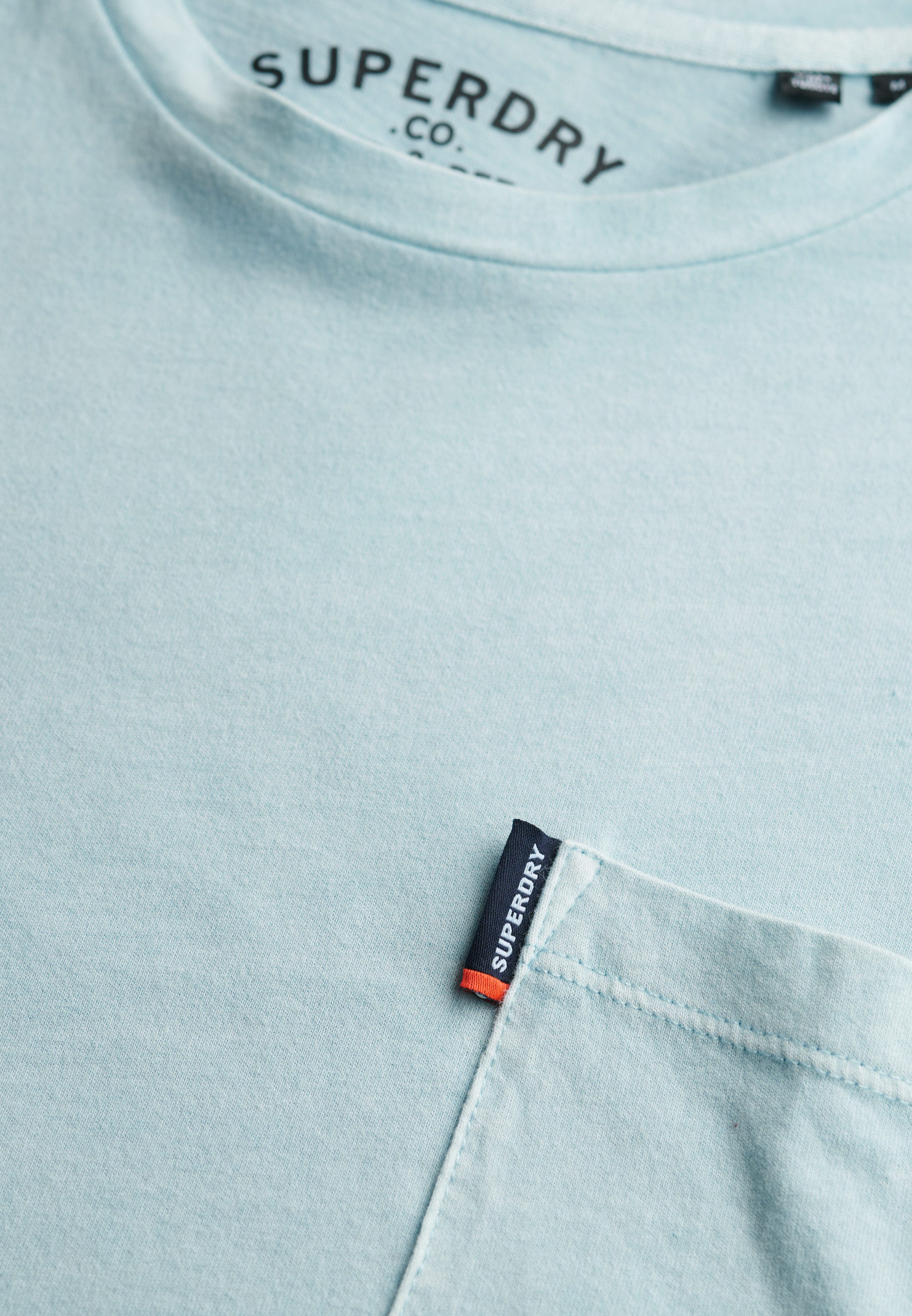 Superdry Shirt met ronde hals CLASSIC ESSENTIAL POCKET TEE