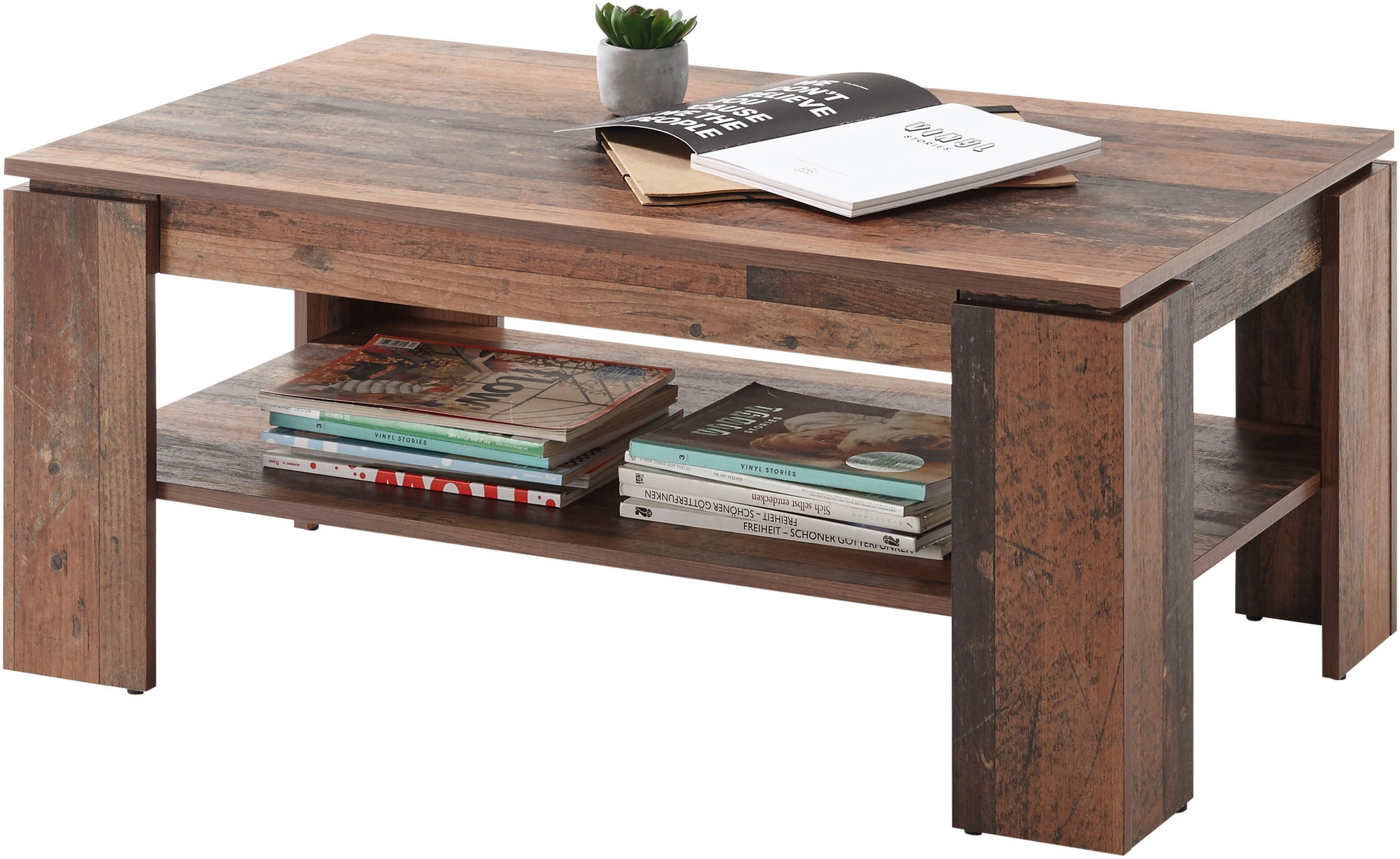 Stolkom Salontafel Harrison met lade, tafel in old style decor, BxHxD 100x44x60 cm
