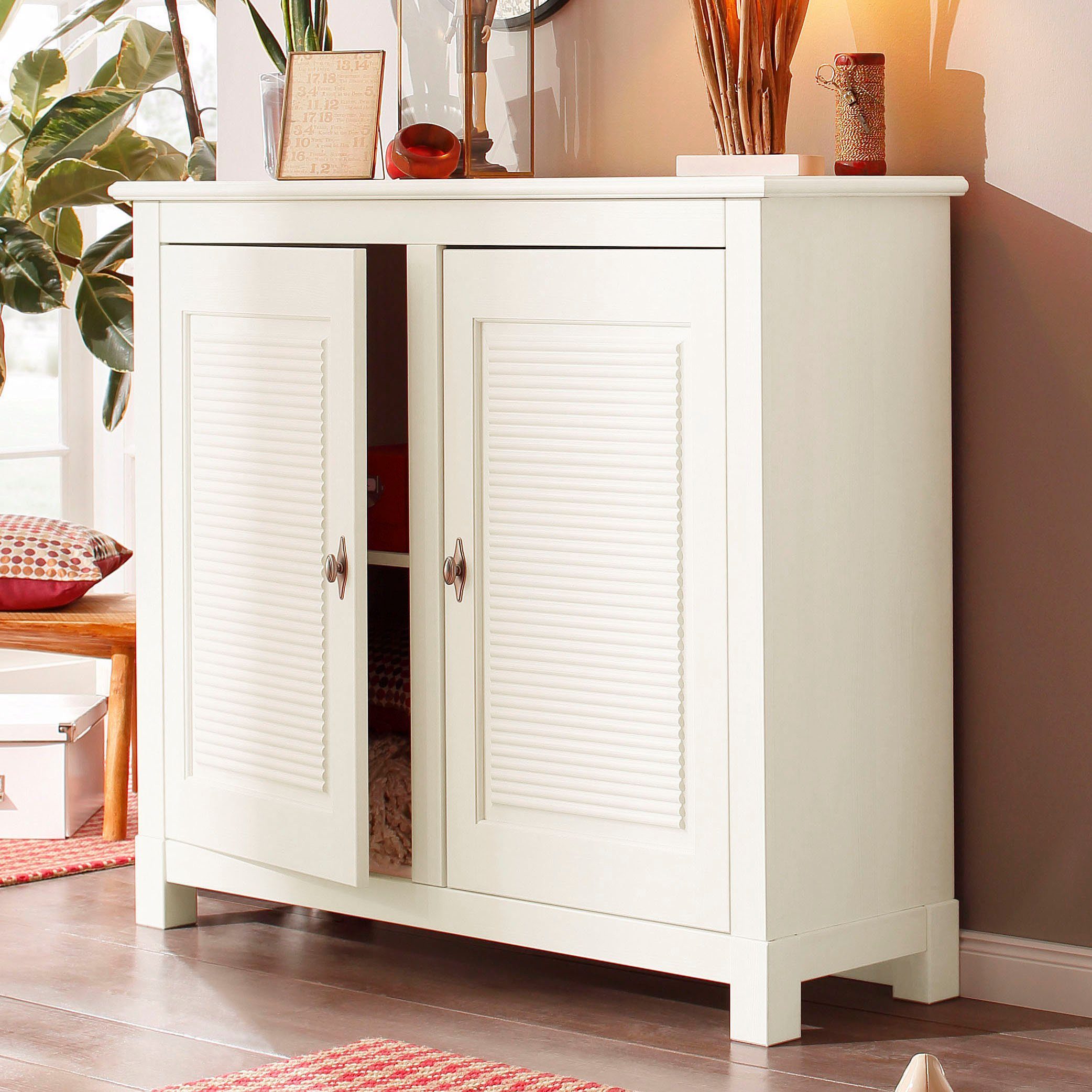Home affaire Kast Rauna Breedte 118 cm, van massief grenen