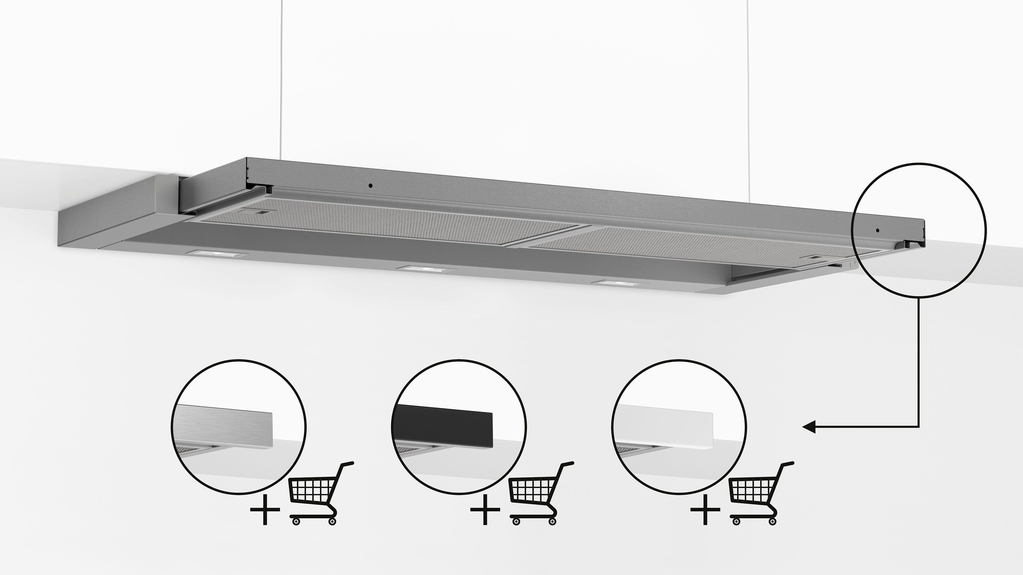 BOSCH Vlakscherm-afzuigkap DFL094A51