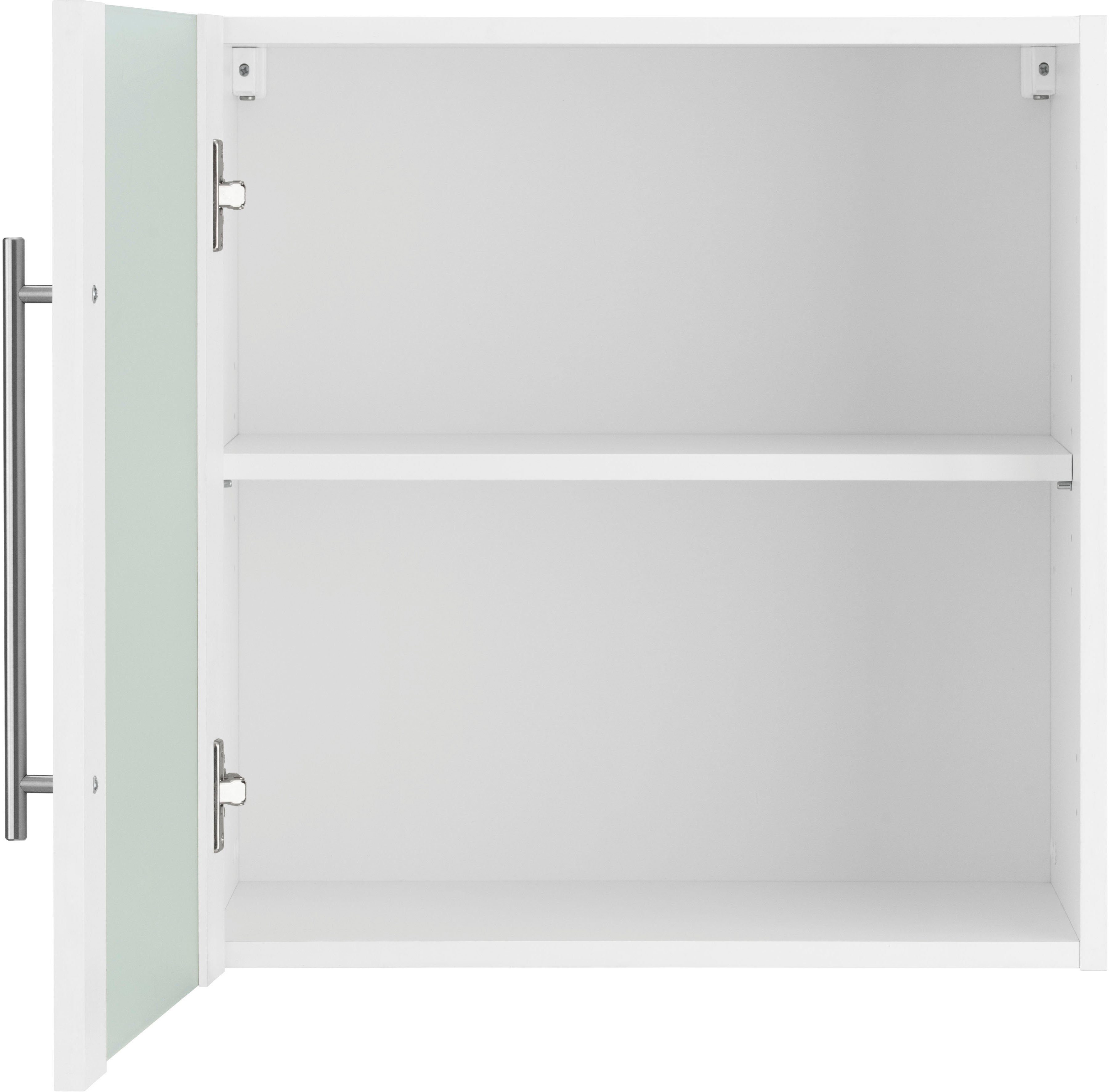 wiho Küchen Hangend kastje met glasdeur Unna Front met glasinzet