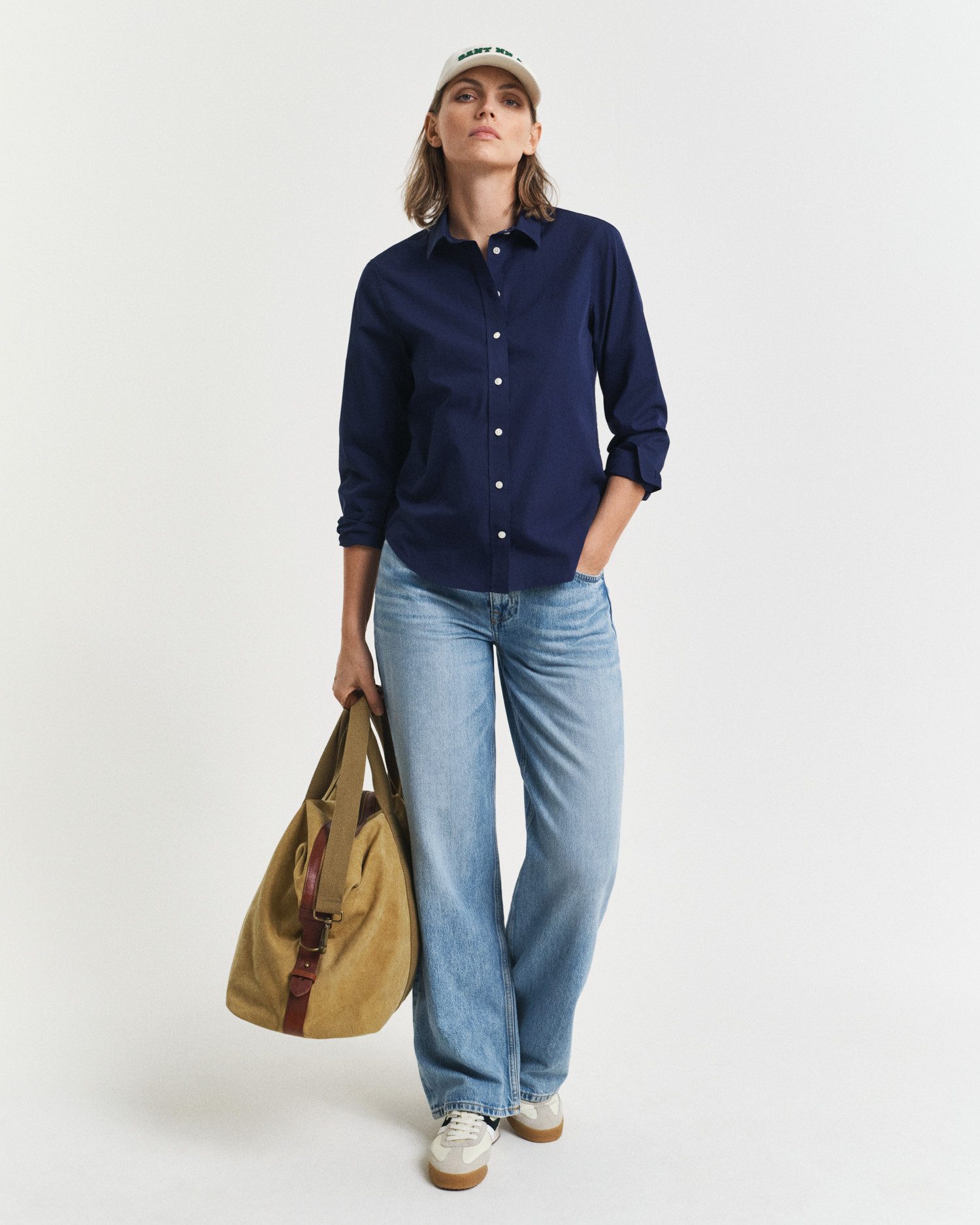 Gant Blouse met lange mouwen REG POPLIN SHIRT