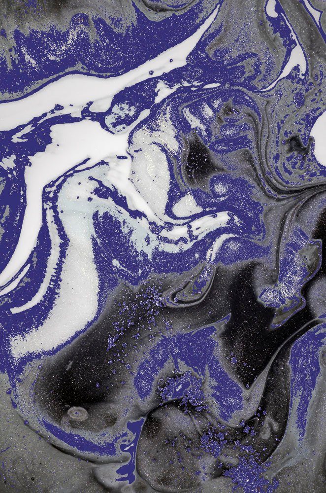 queence Artprint op acrylglas Abstracte kunst met glinster-effect