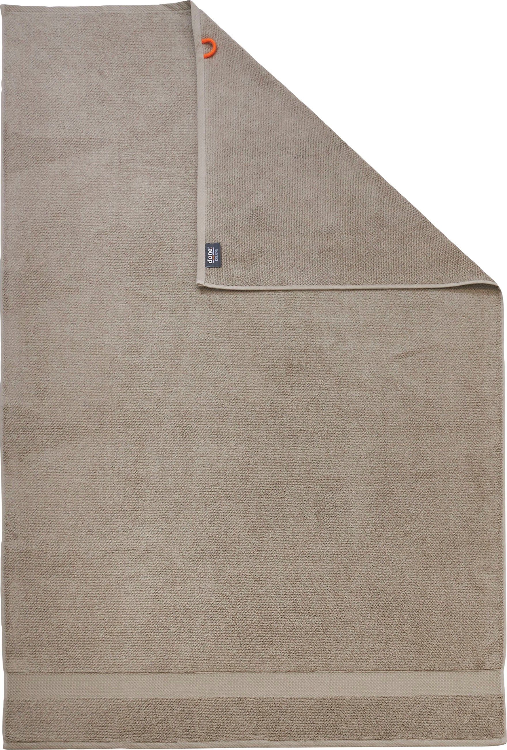 done.® Badlakens Deluxe 1-delig, unikleurig, hotelkwaliteit van hoogwaardige gedraaide badstof (1 stuk)