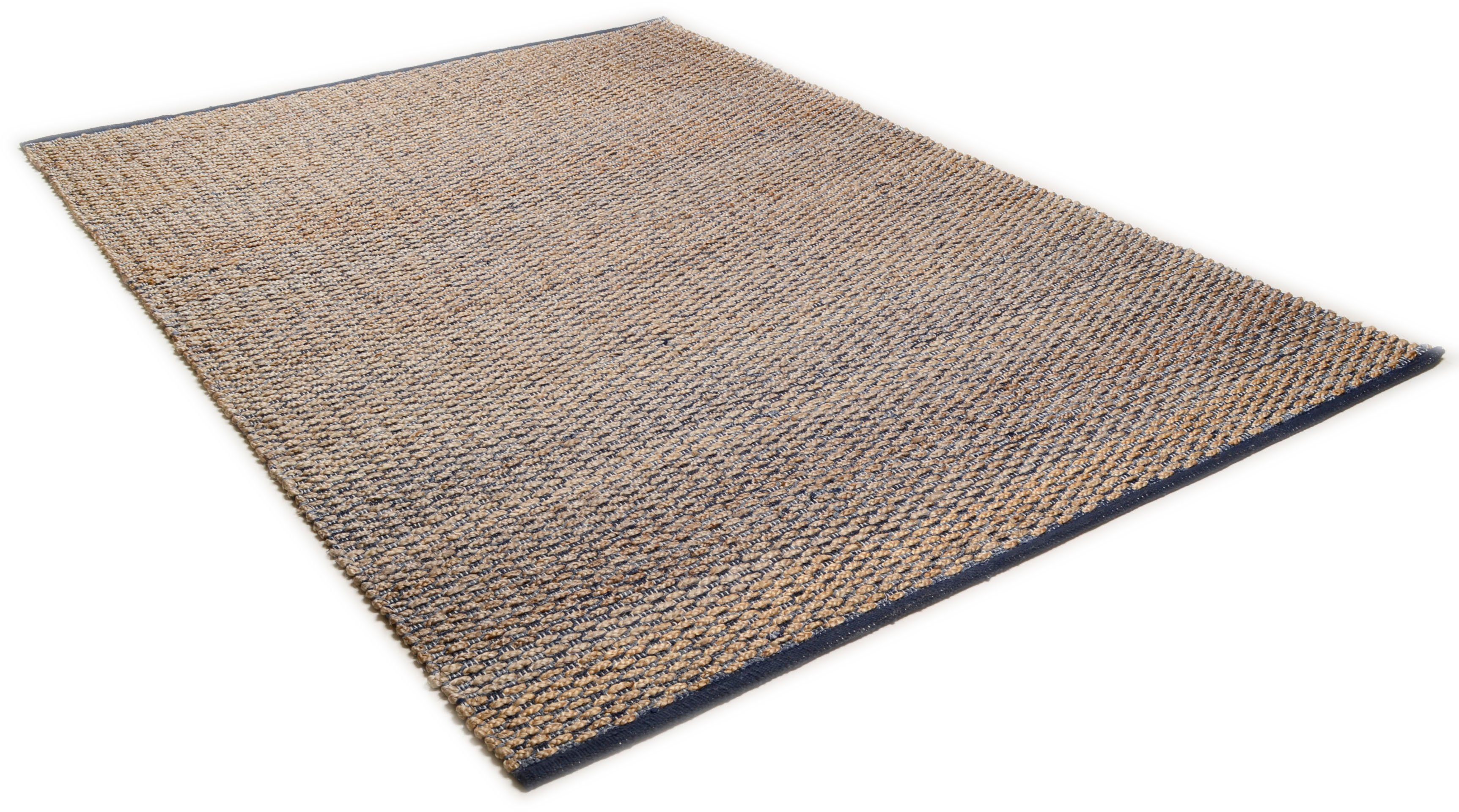 TOM TAILOR HOME Vloerkleed Braid Platweefsel, met de hand geweven, materiaal: 70% jute, 30% katoen