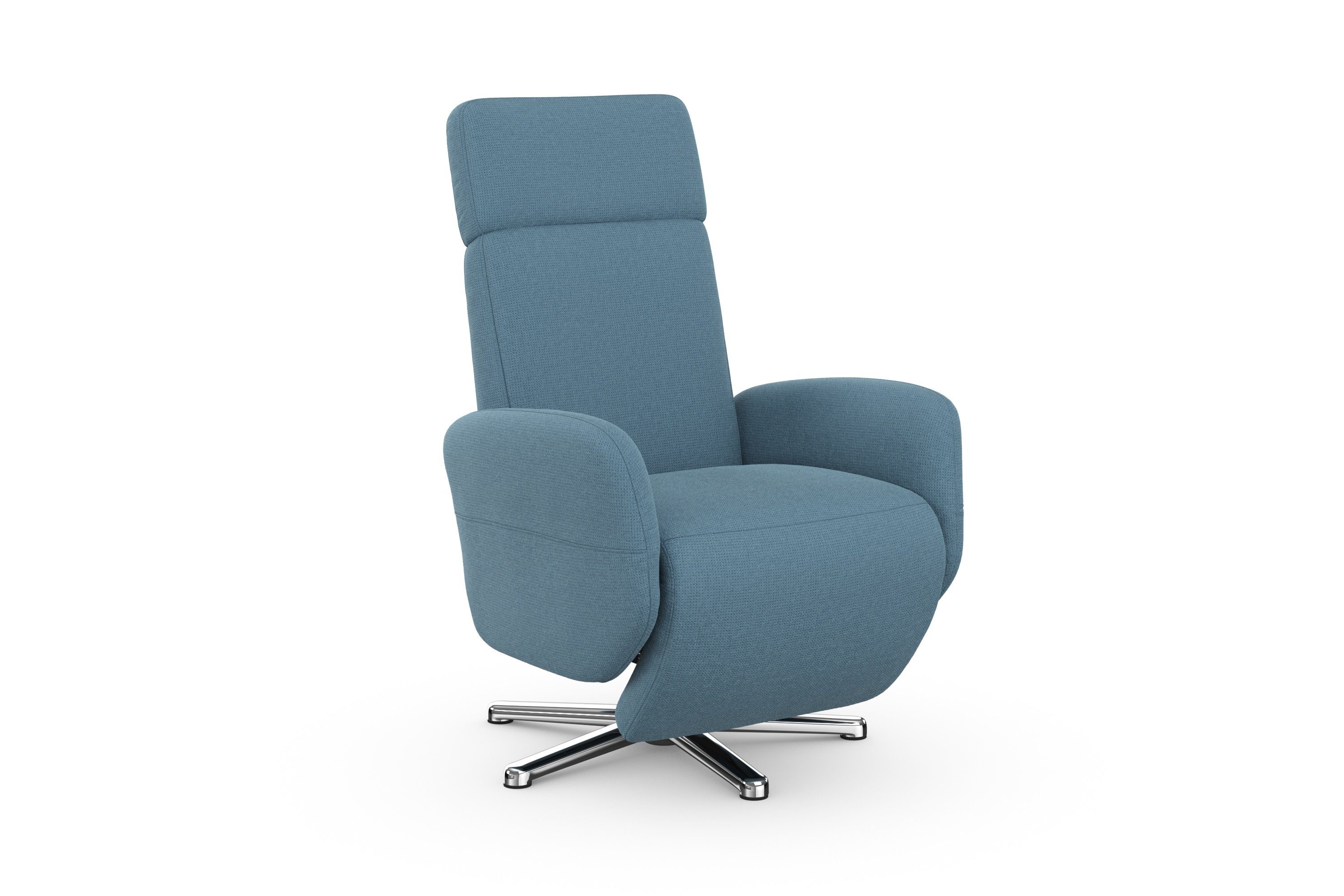 sit&more Relaxfauteuil Grenoble, incl. hoofdsteunverstelling en bekabelde afstandsbediening