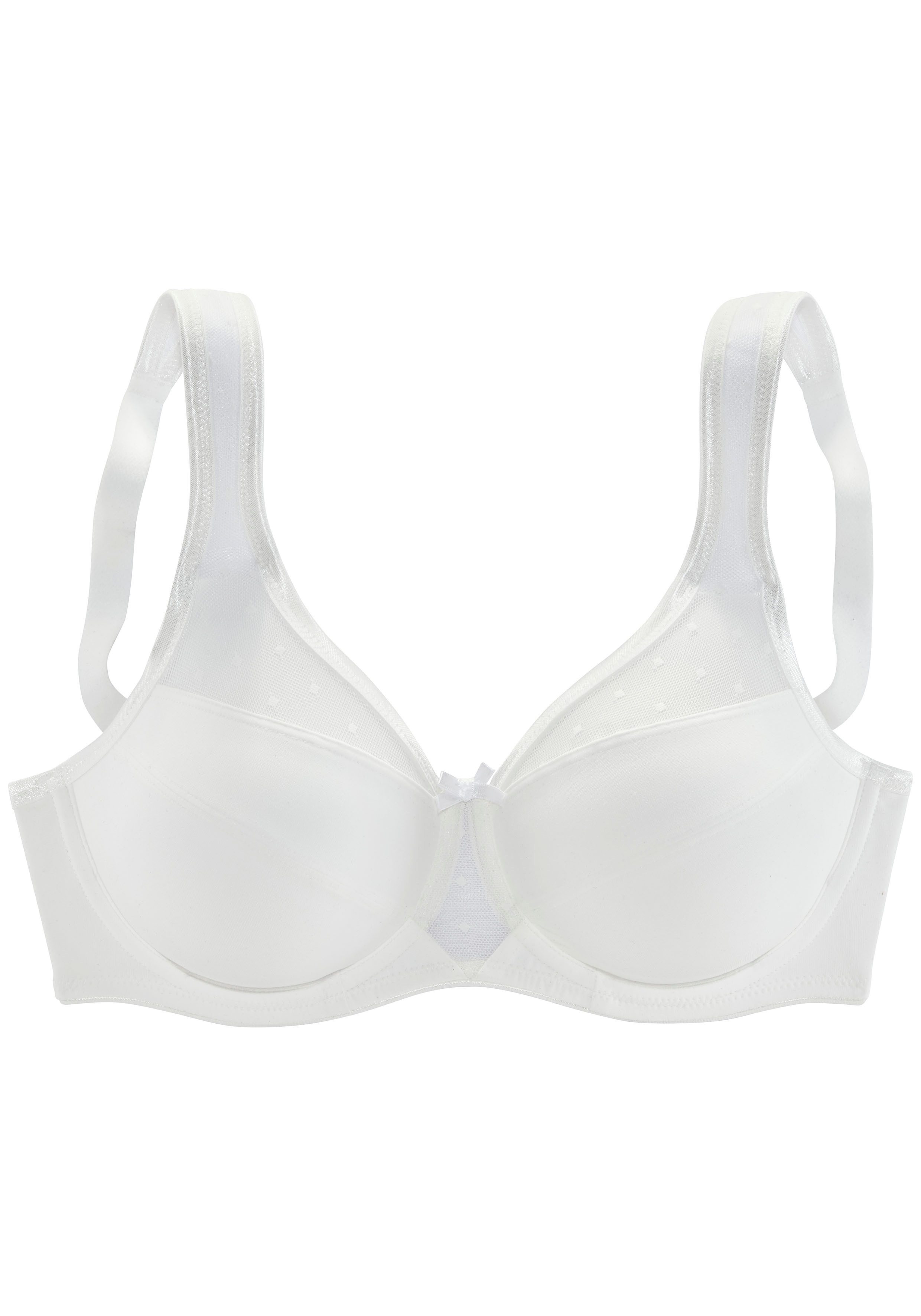 Nuance Minimizer-bh met beugels en licht transparant tule in de bovenste cup