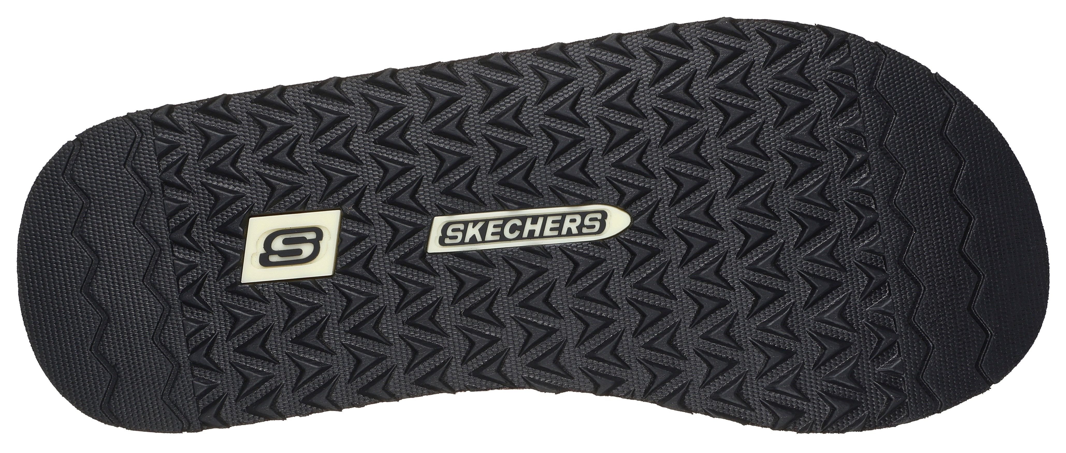 Skechers Teenslippers TANTRIC-FRITZ zomerschoen, slippers, badschoen, zwemschip, met zachte tussenstuk voor de tenen
