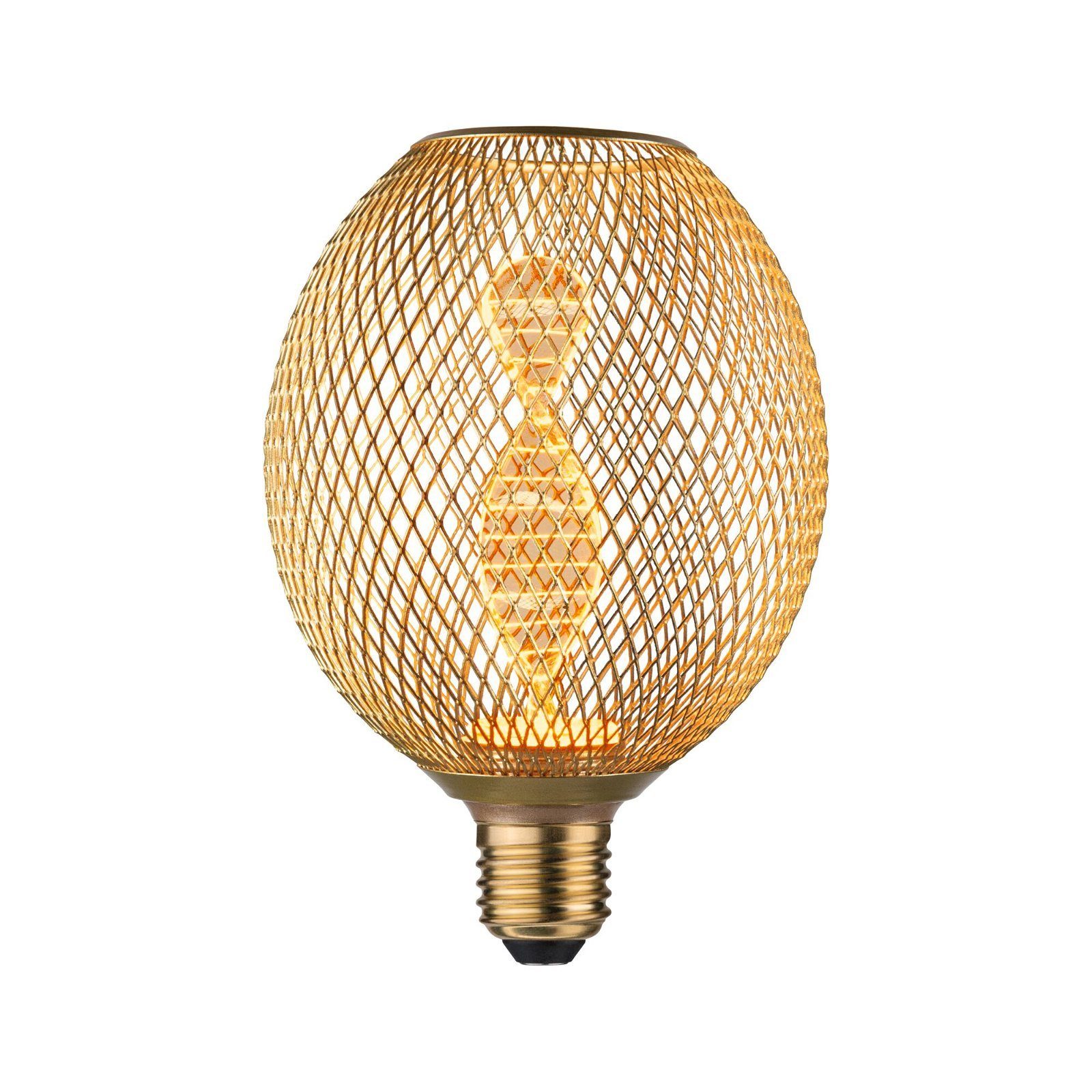 Paulmann Led-verlichting Metallic Glow Globe messing Helix 130lm 3,5W 1800K 230V