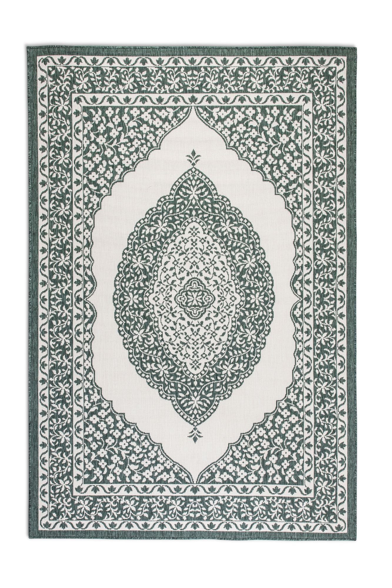 ELLE DECORATION Vloerkleed Meekly omkeerbaar tapijt Vlakweefsel, In-& Outdoor, Modern, tweezijdig, balkon, woonkamer