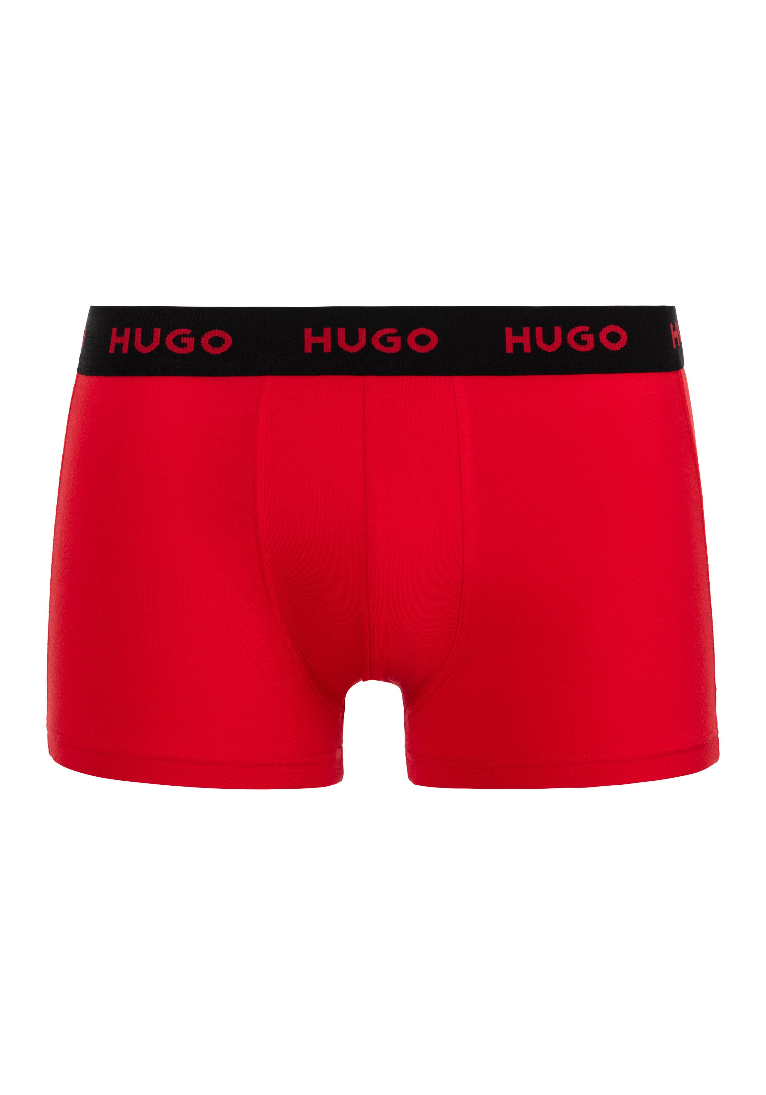 HUGO underwear Trunk met logoband (3 stuks)