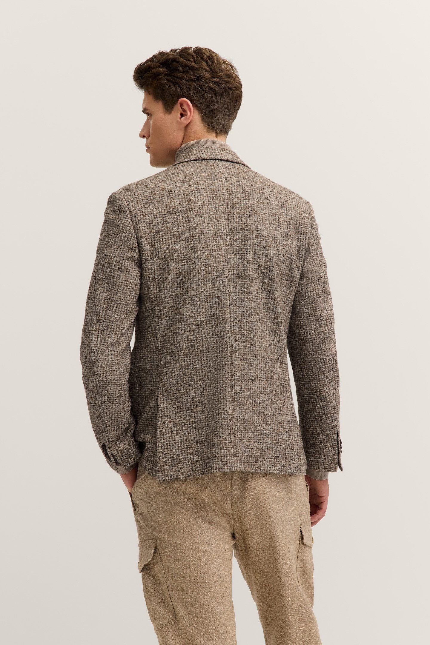 Bugatti Colbert MODERN FIT Jersey met stretch met kleine dessin
