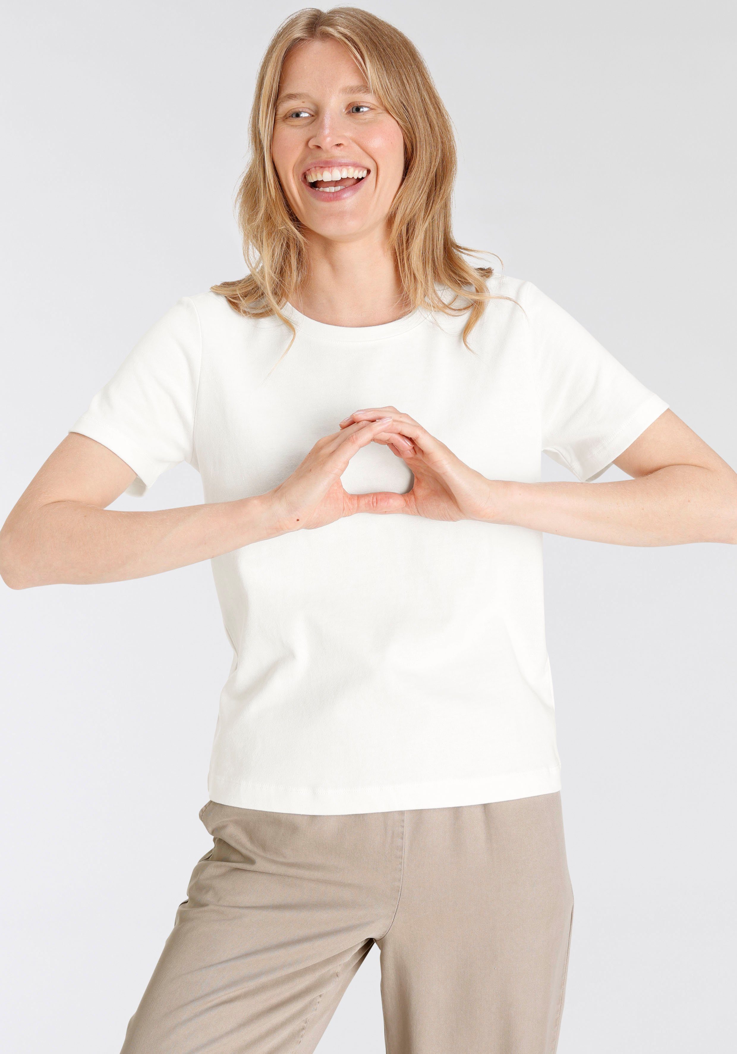 OTTO products Shirt met korte mouwen GOTS-gecertificeerd - CIRCULAR COLLECTIE