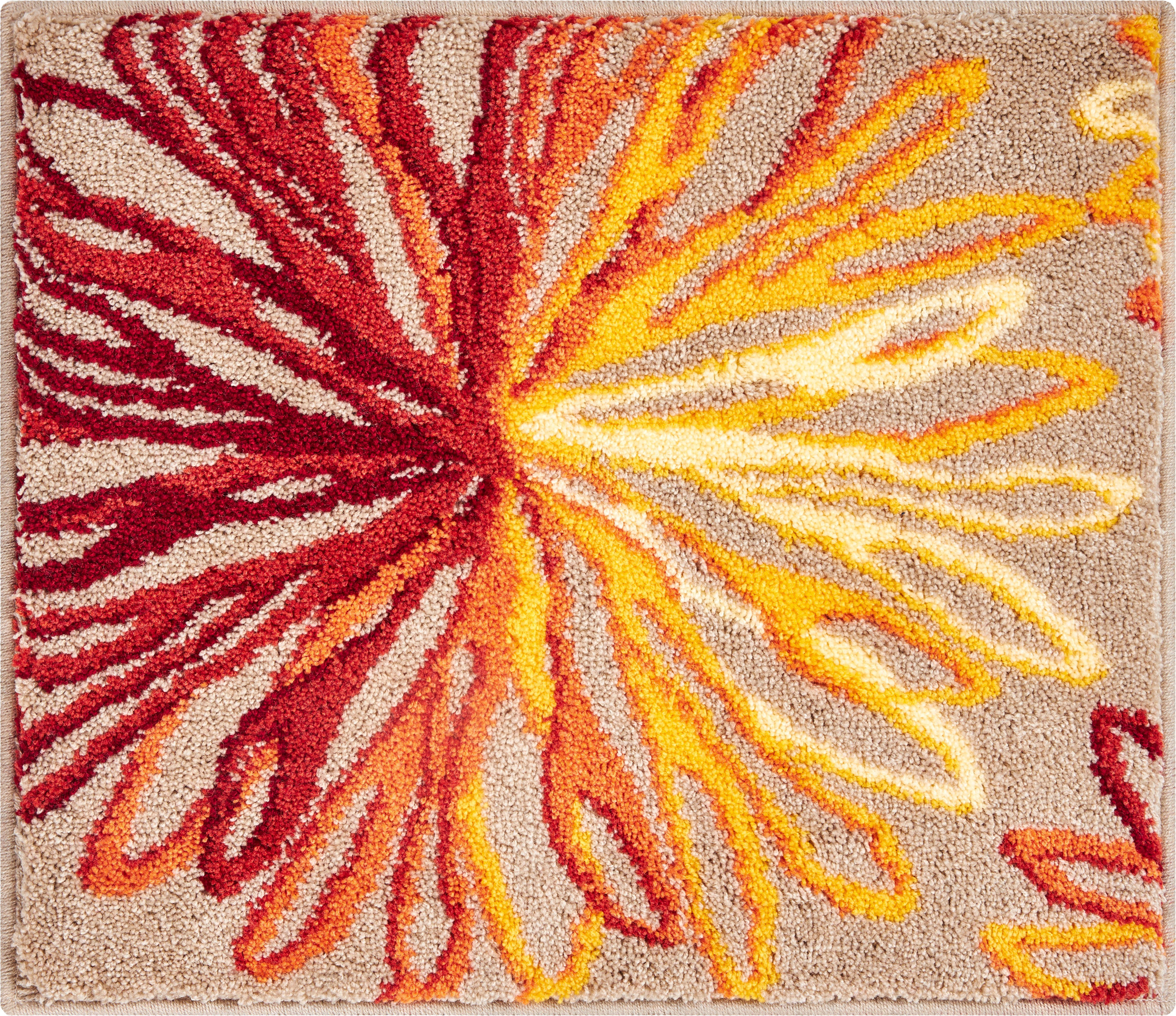 Grund Badmat ART bloemig patroon, elegante badmat (1 stuk)