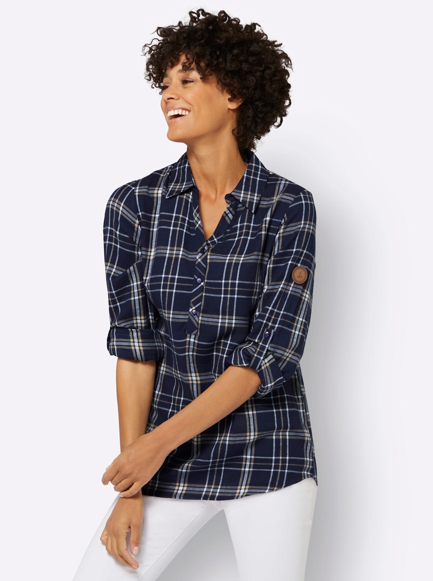Casual Looks Flanellen blouse