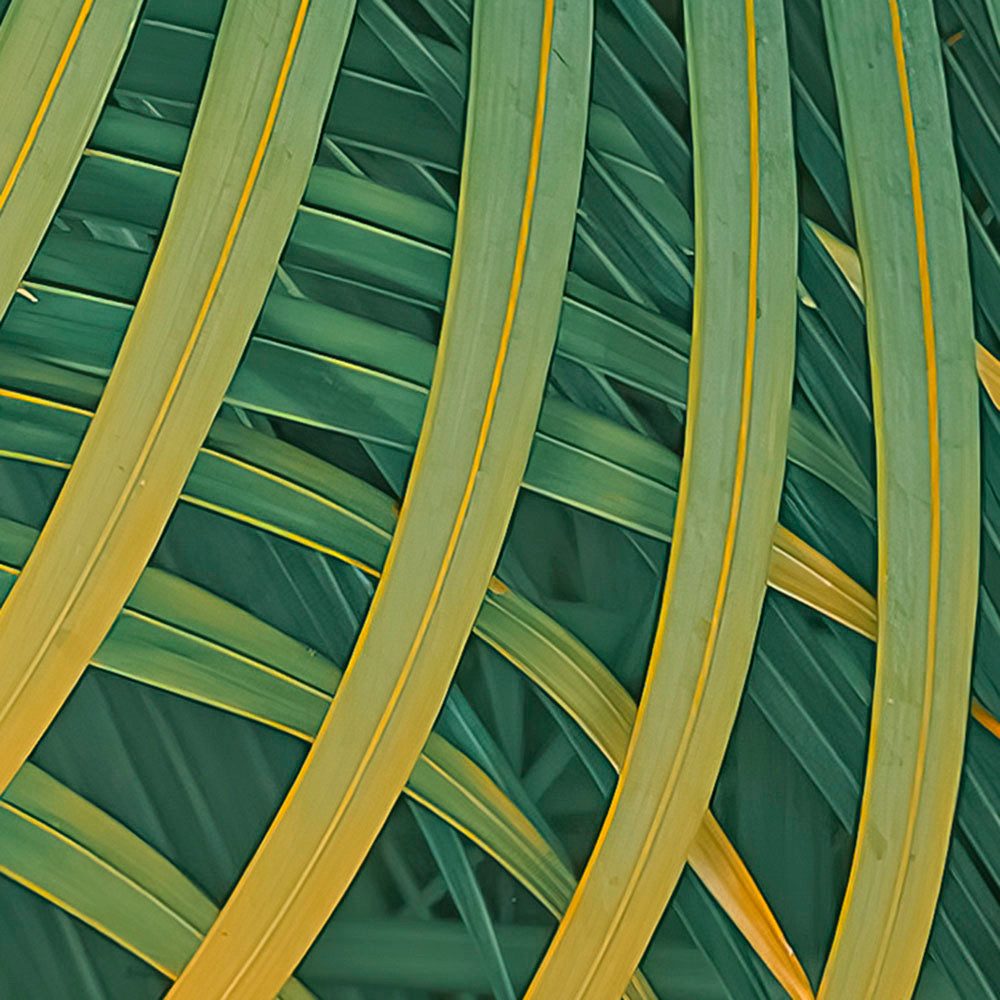 Komar Fotobehang Digitale print vlies - Neon Fern - Afmeting 200 x 250 cm (1 stuk)