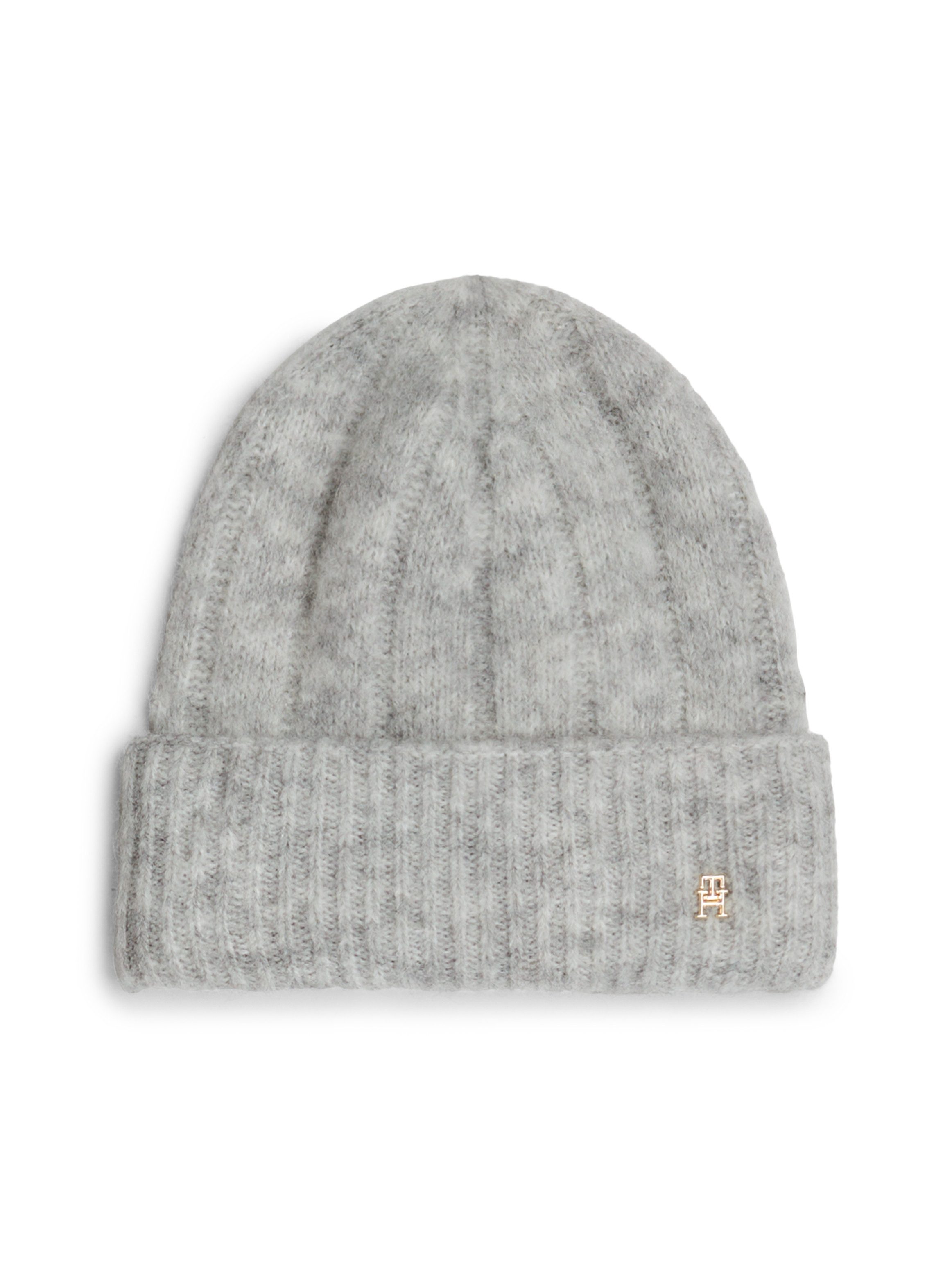 Tommy Hilfiger Beanie TH TIMELESS BEANIE met monogram-embleem