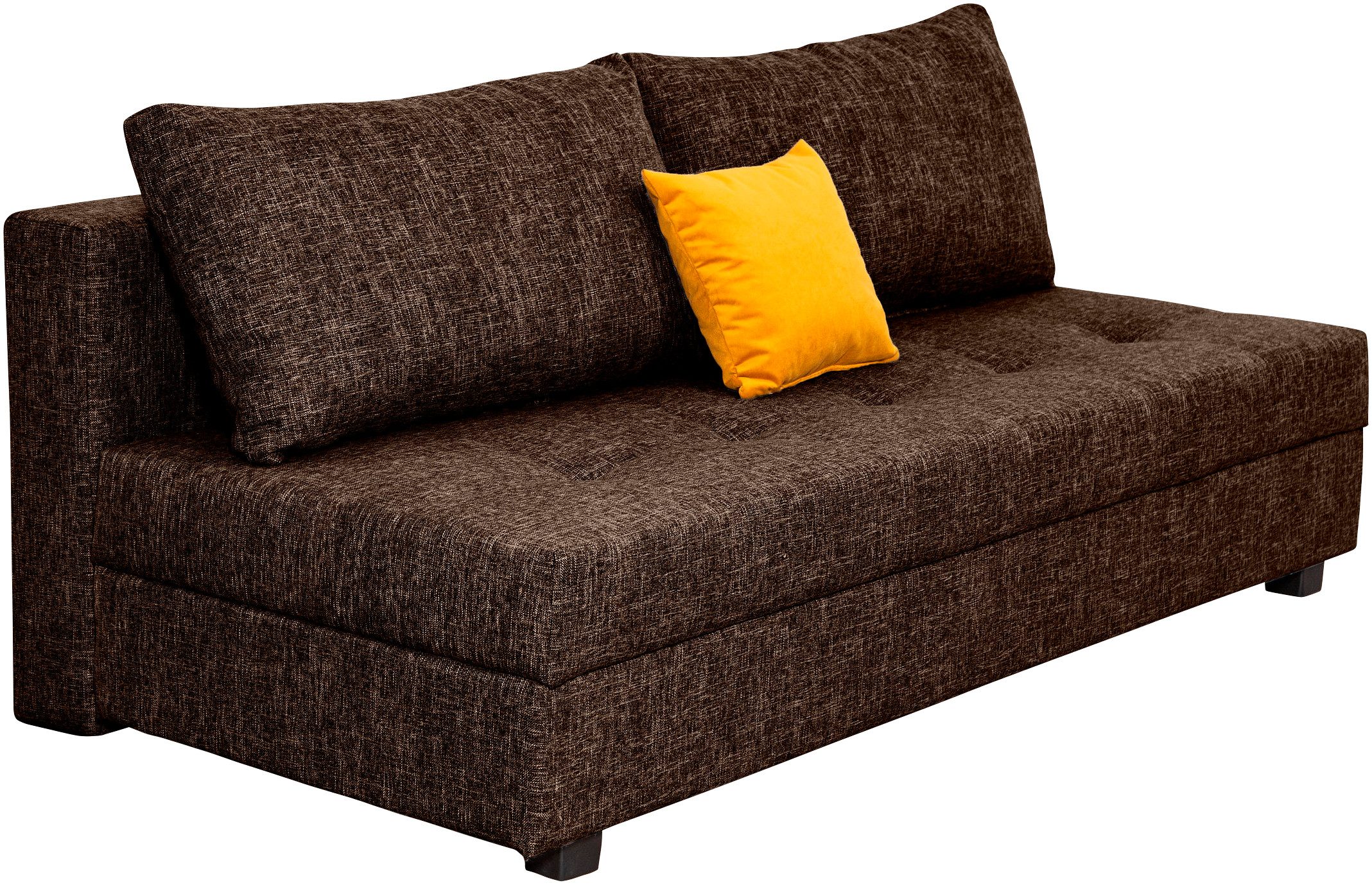 COLLECTION AB Slaapbank DARIA inclusief slaapfunctie en bedlade Slaapbank, bedfunctie, bedlade, inclusief rugkussens, veerkern