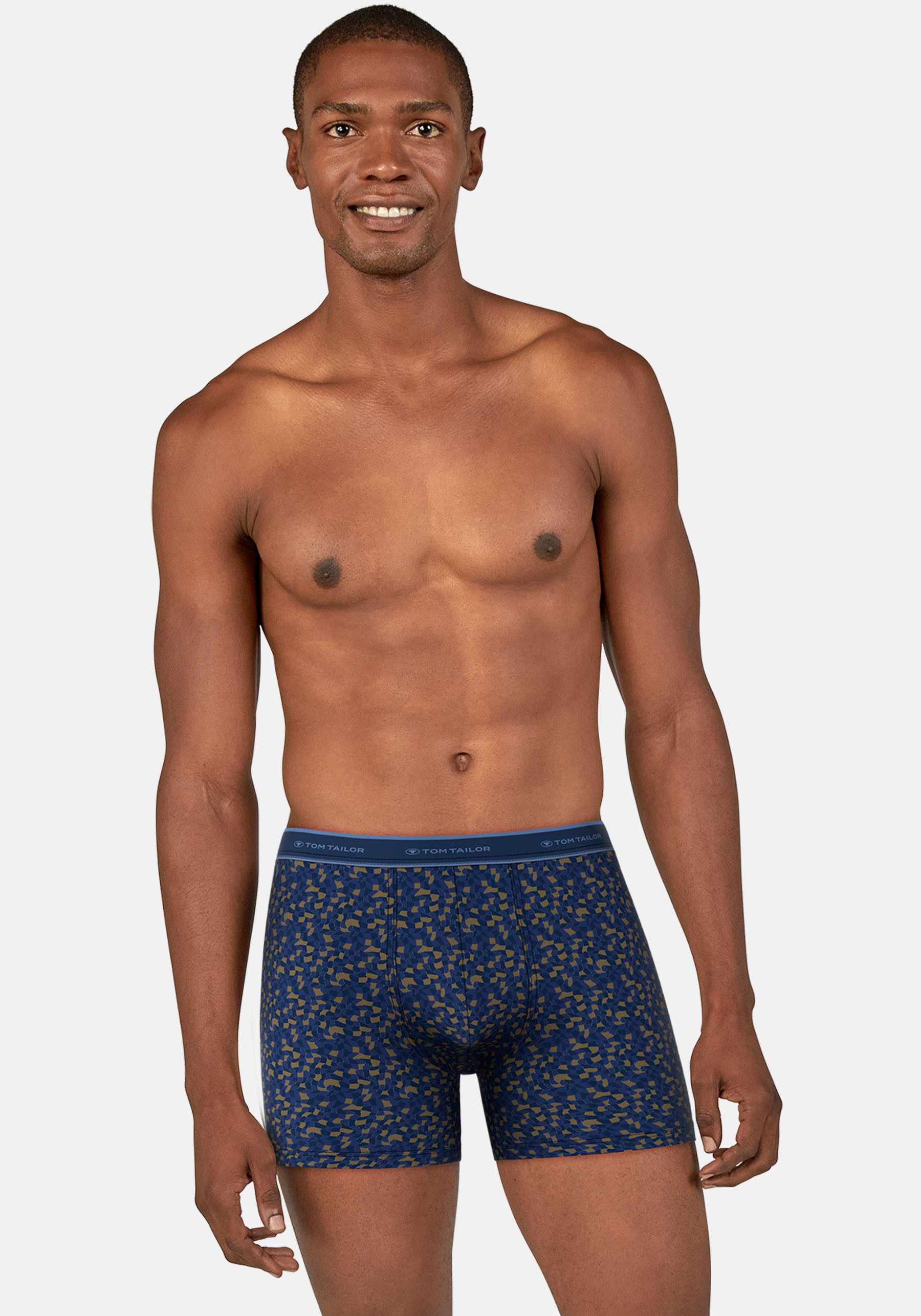 Tom Tailor Lange boxershort met logoband (Set van 2)