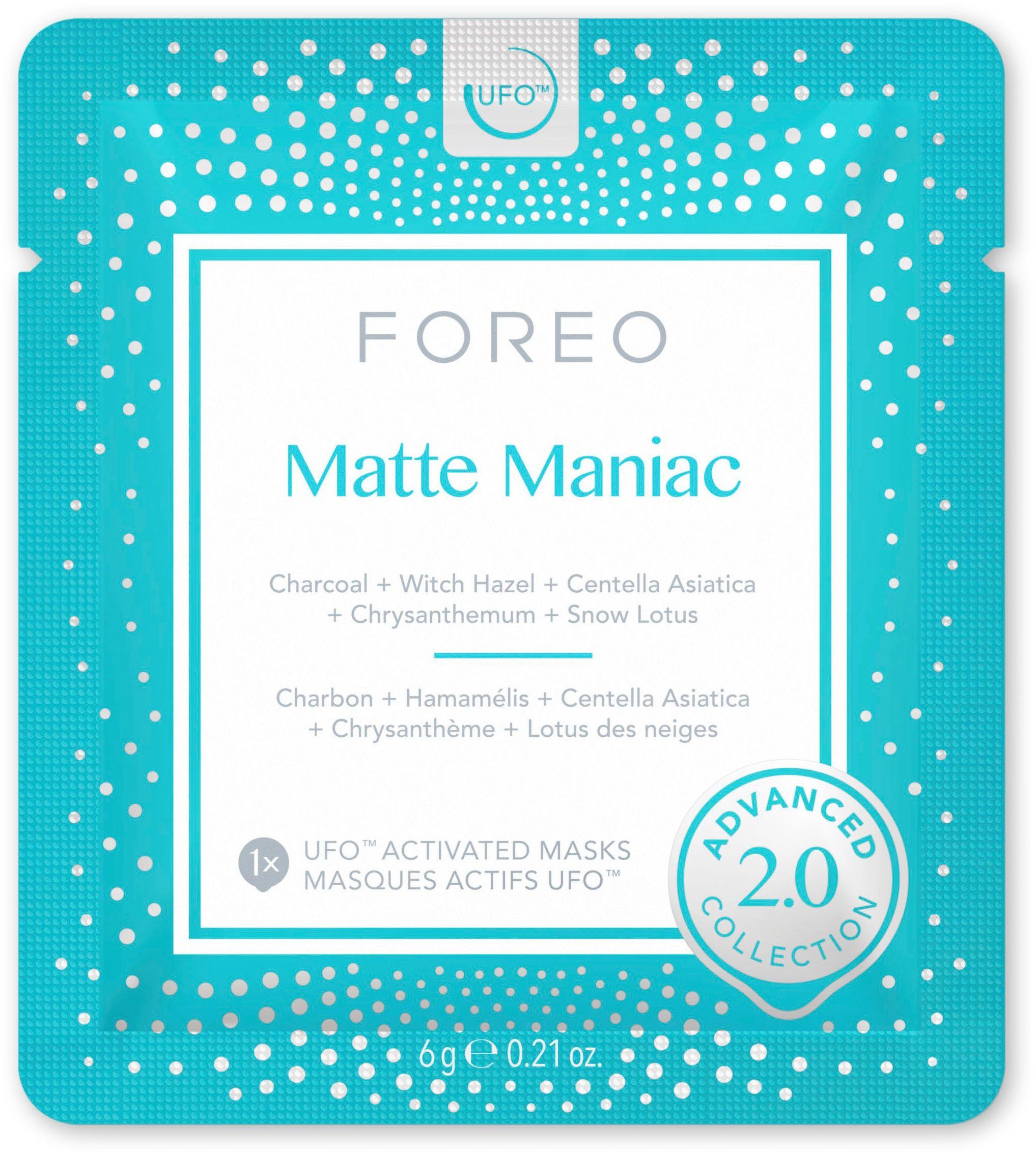 FOREO Gezichtsmasker UFO™ Mask Matte Maniac 2.0 compatibel met ufo™ & ufo™ mini (set, 6-delig)