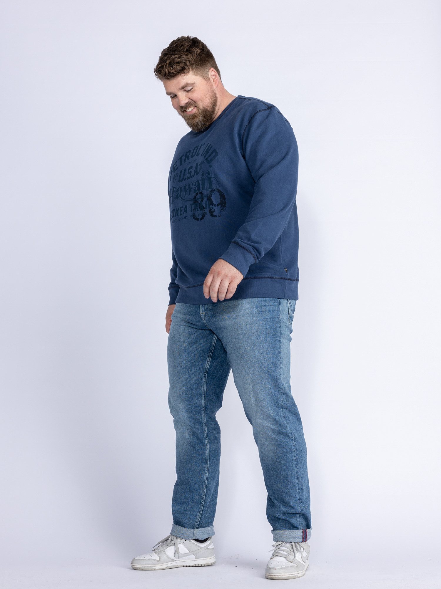 Petrol Industries Sweatshirt Men Sweater Round Neck