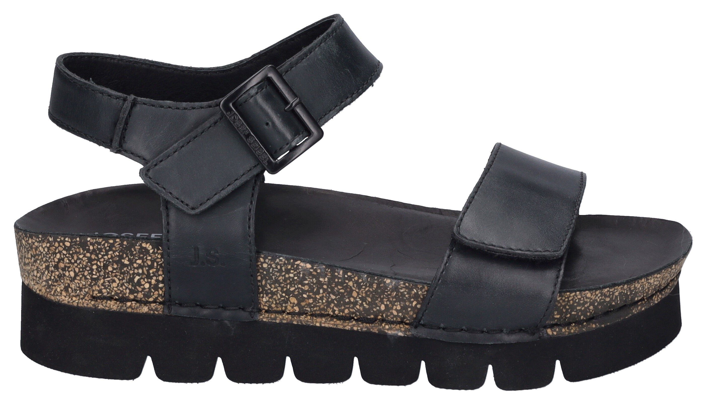 Josef Seibel Sandalen Alice 03 , zomerschoen, sandaal, plateauhak, met klittenbandsluiting
