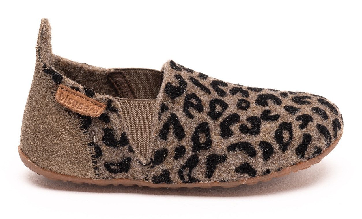 Bisgaard Pantoffels Sailor wool Peuterschoen met lamswol, maatsjabloon om te downloaden
