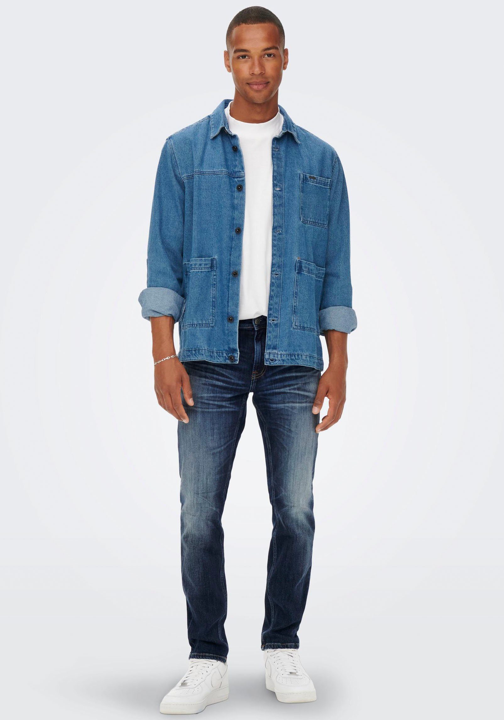 ONLY & SONS Straight jeans ONSWEFT REGULAR WB 0021 TAI DNM NOOS