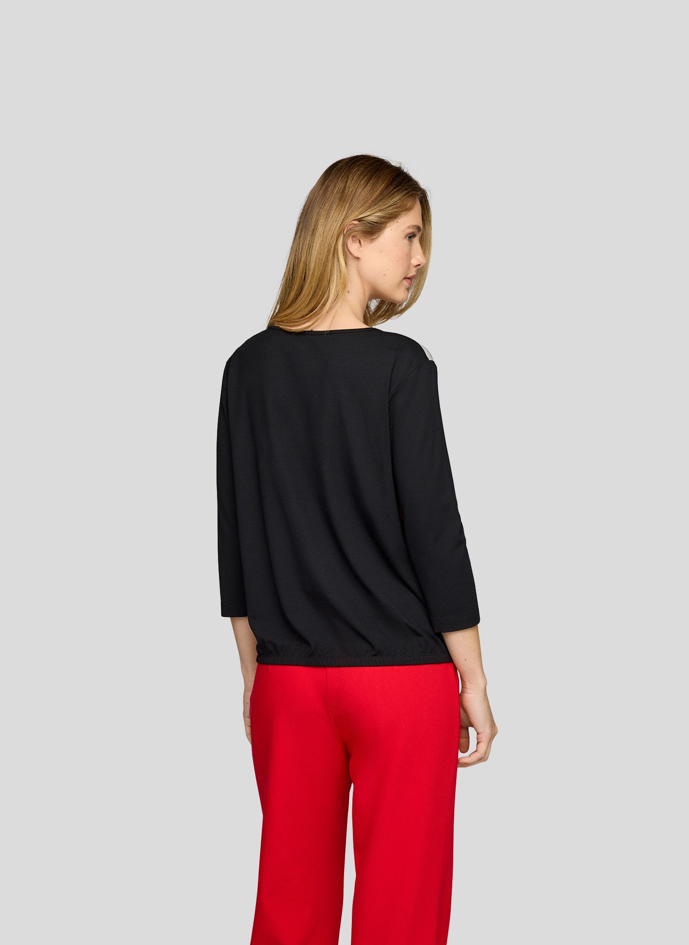 Rabe Shirt met 3/4 mouwen met frontprint