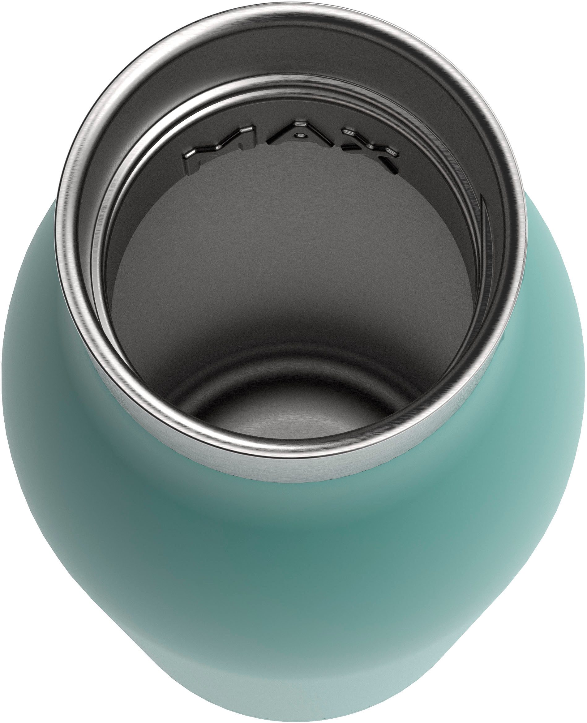 Emsa Thermosfles Drinkfles Bludrop Roestvrij staal, Quick-Press deksel, 360° drinkplezier, 12 uur warm/24 uur koel (1-delig)