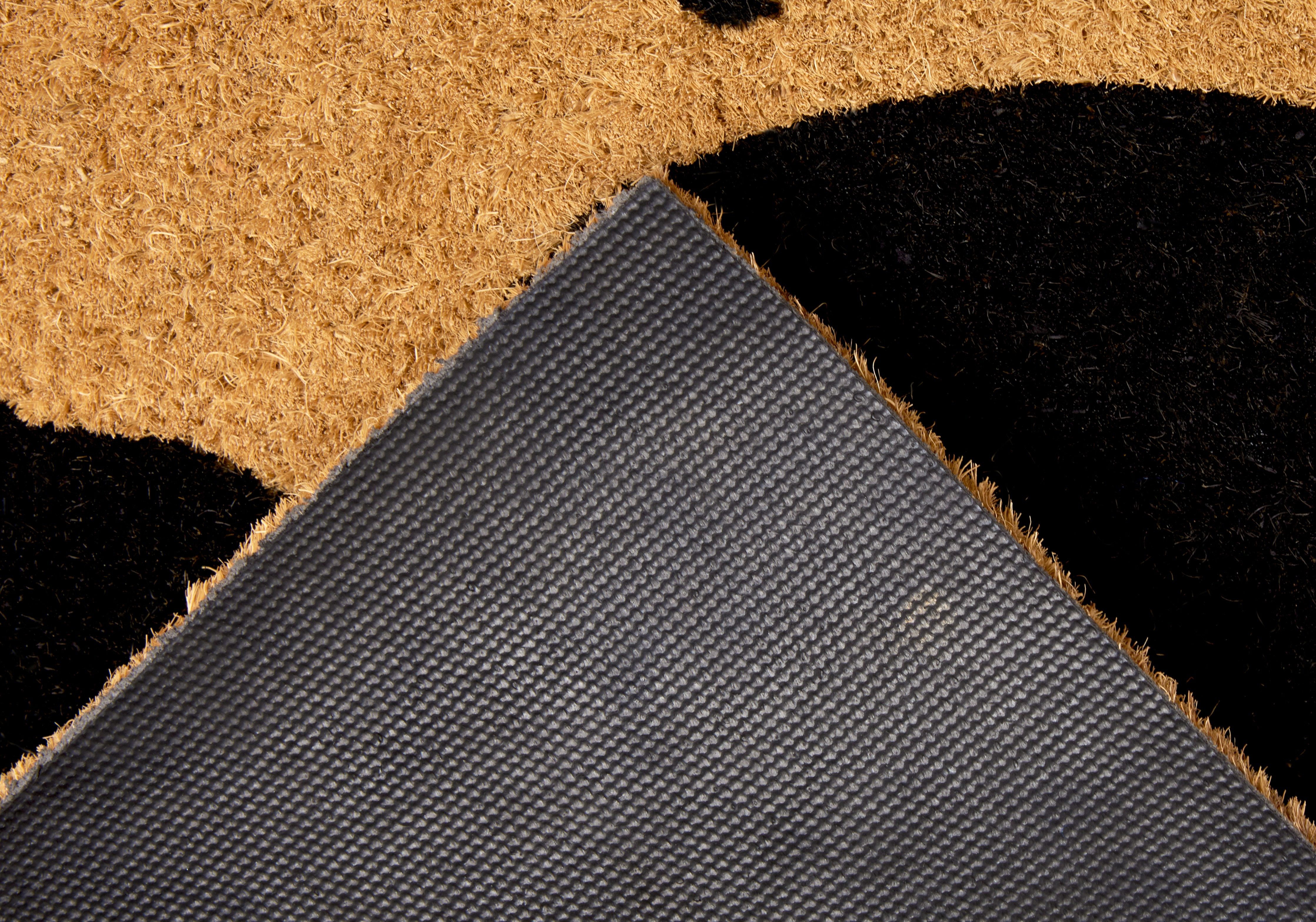 HANSE Home Mat Cat, deurmat Kokos, vuilopvangmat, outdoor, antislip, binnen, kokosmat, gang