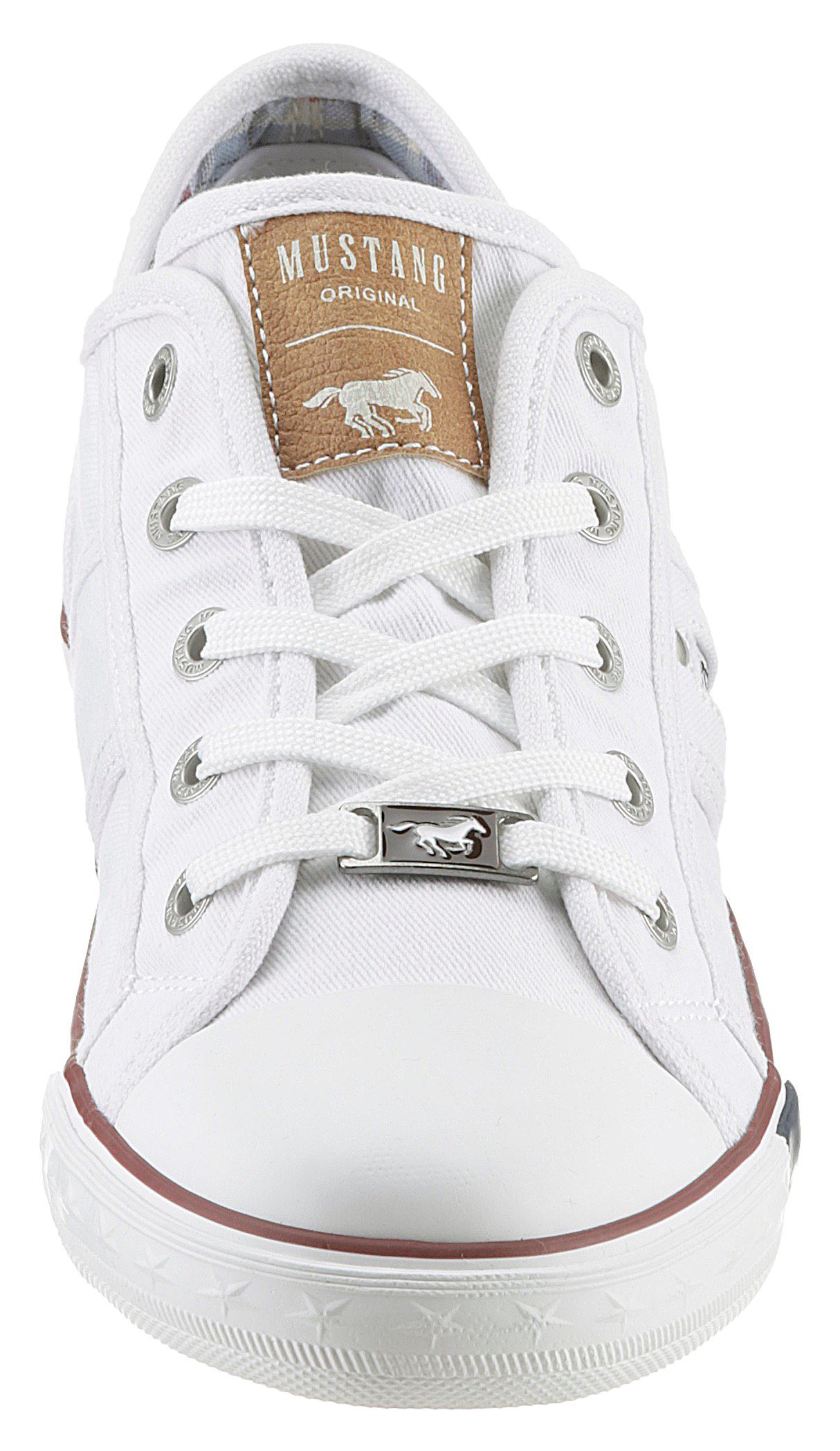 Mustang Shoes Sneakers , vrijetijdsschoen, lage schoen, veterschoen met mustang merklabel