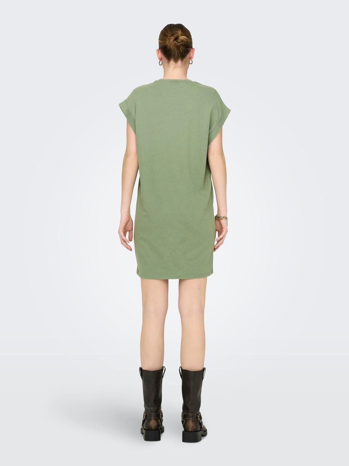 Only Shirtjurk ONLLUCY LIFE S/L BUTTERFLY DRESS BOX JRS
