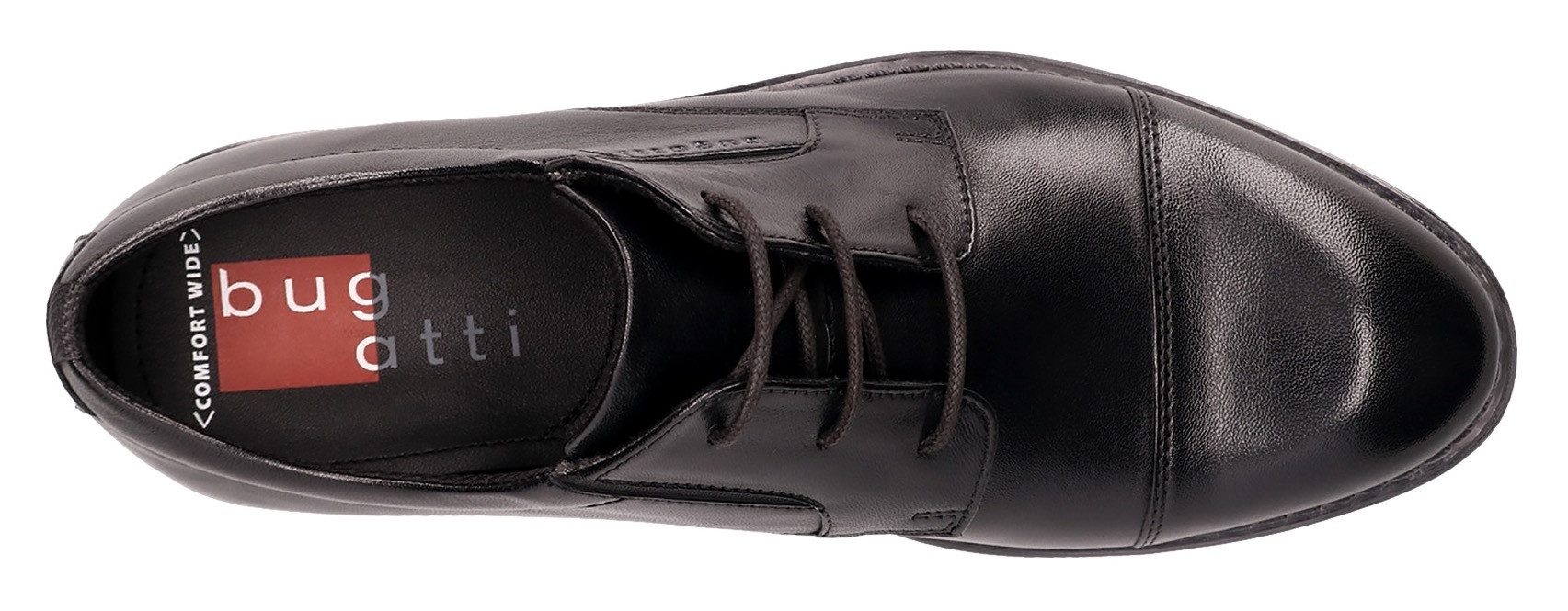 Bugatti Veterschoenen , blokhak, avondschoen, feestelijke schoen, business schoen, logoprint