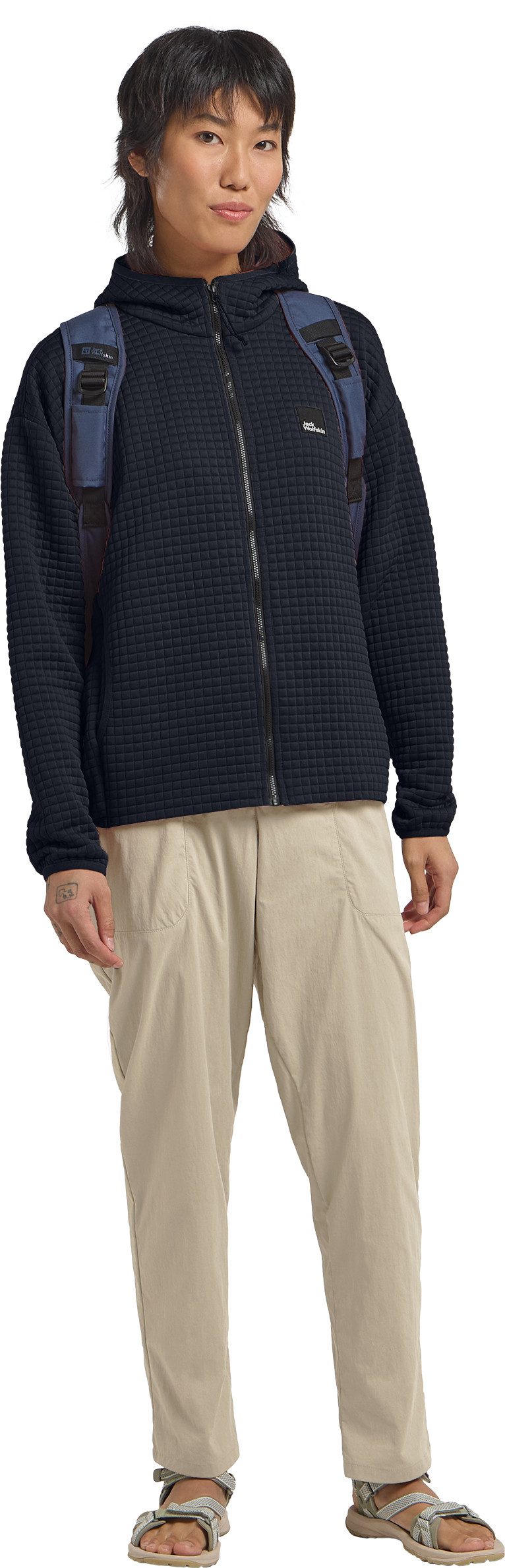 Jack Wolfskin Fleecejack MOGARI HOODED FZ W
