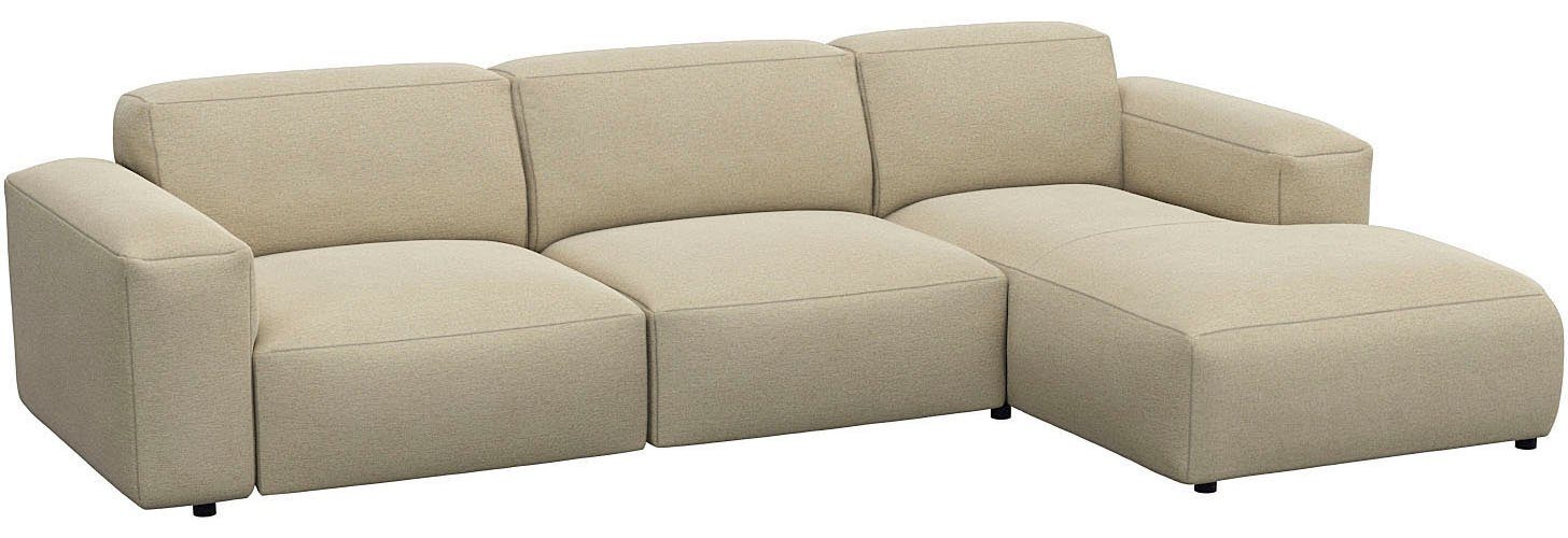 FLEXLUX Hoekbank Lucera comfortabel en comfortabel door hoogwaardige zitconstructie, L-vorm