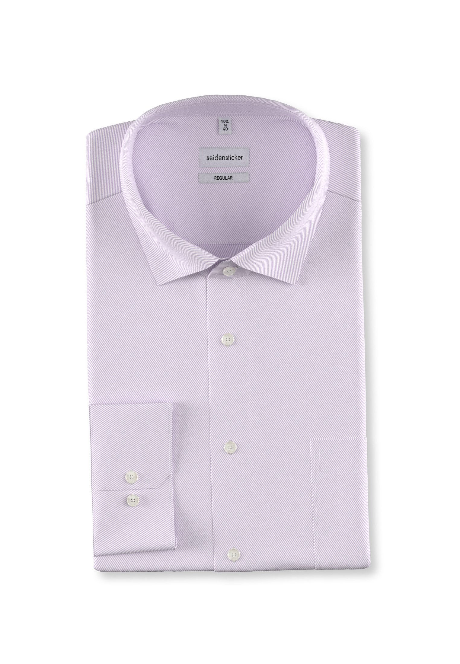 seidensticker Businessoverhemd Zwarte roos Regular 1/1 Kent kraag effen