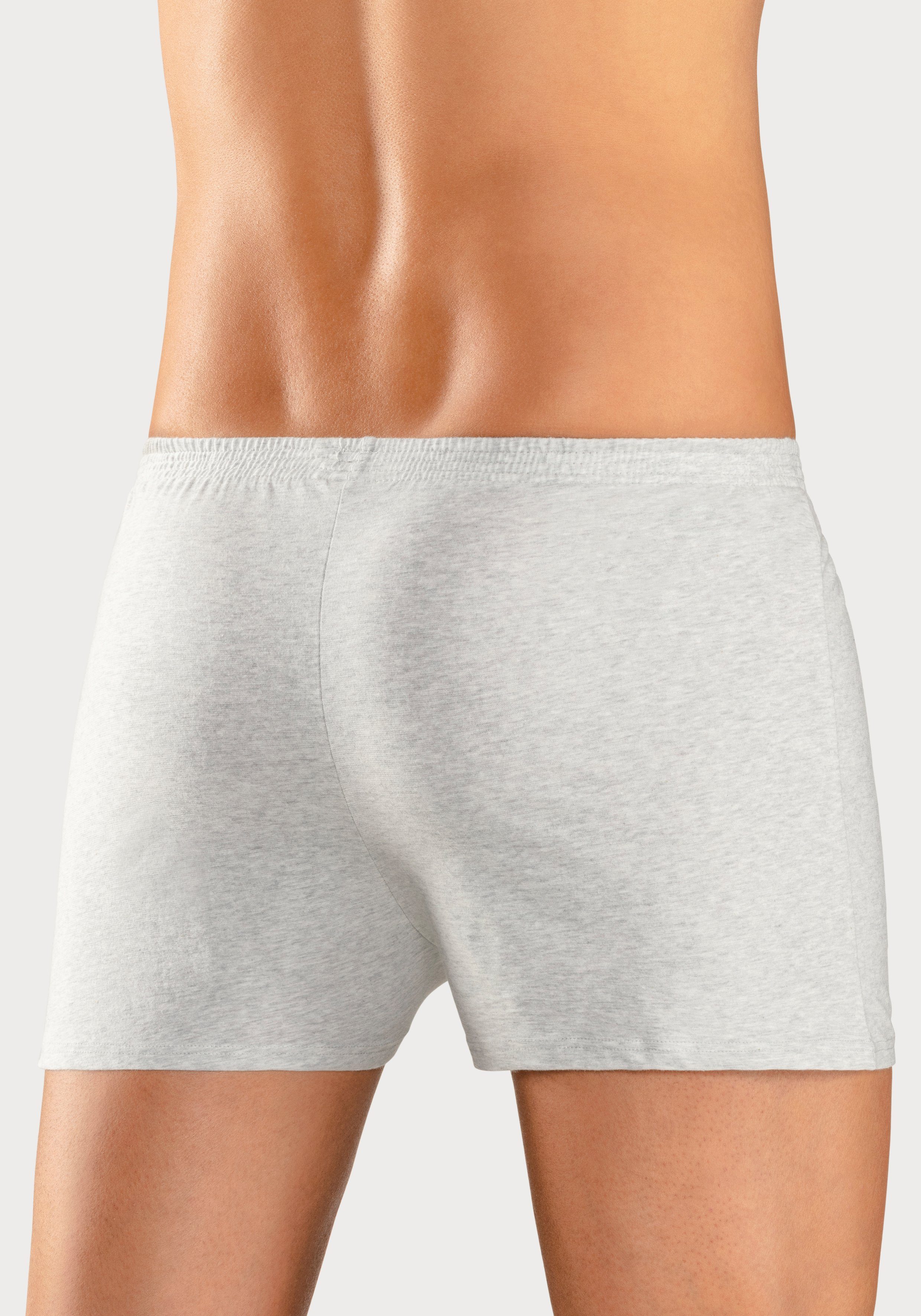 H.I.S Wijde boxershort van zacht single-jerseymateriaal (set, 2 stuks)