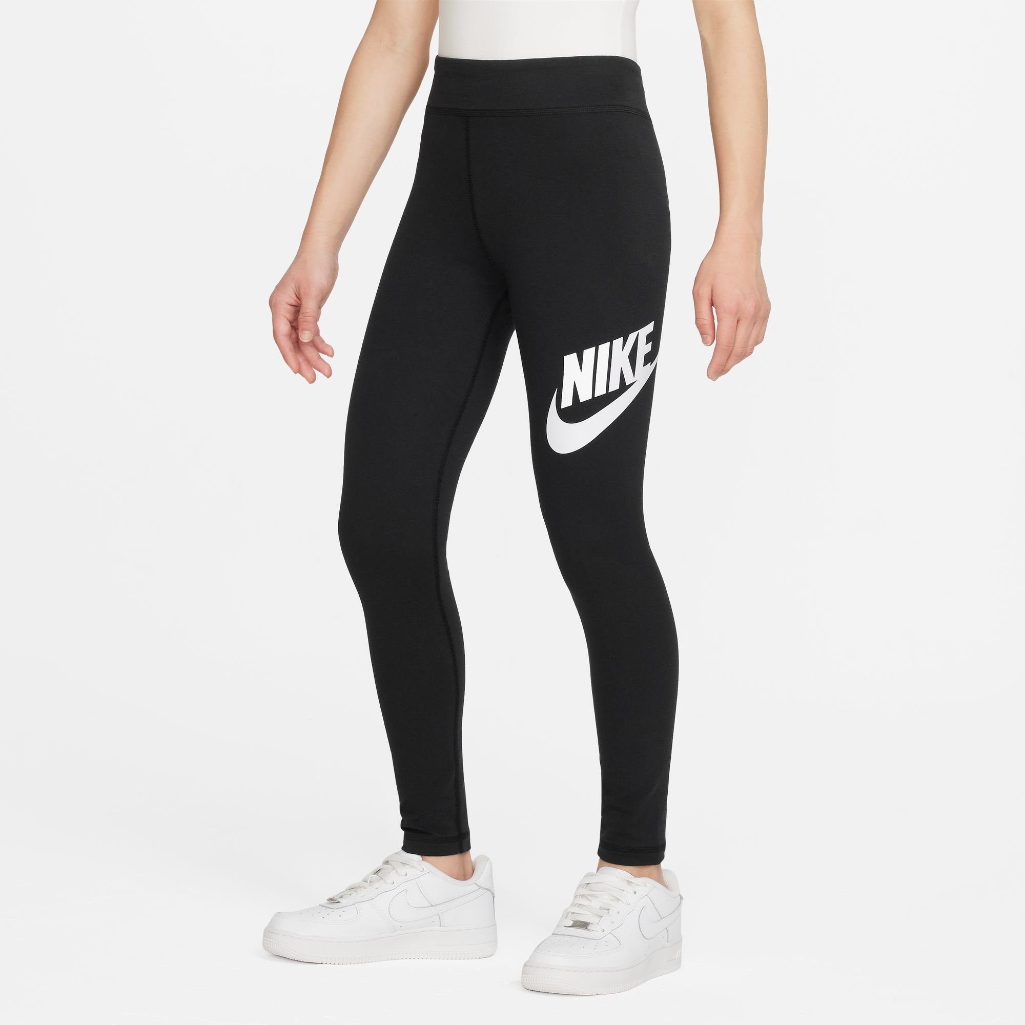 Nike Sportswear Legging Essentials Big Kids' (Girls') Mid-Rise Leggings